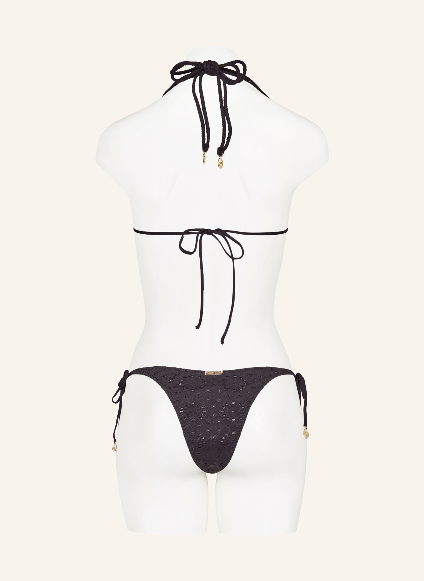 watercult Triangel-Bikini-Hose RIVIERA NOTES, Farbe: SCHWARZ (Bild 3)