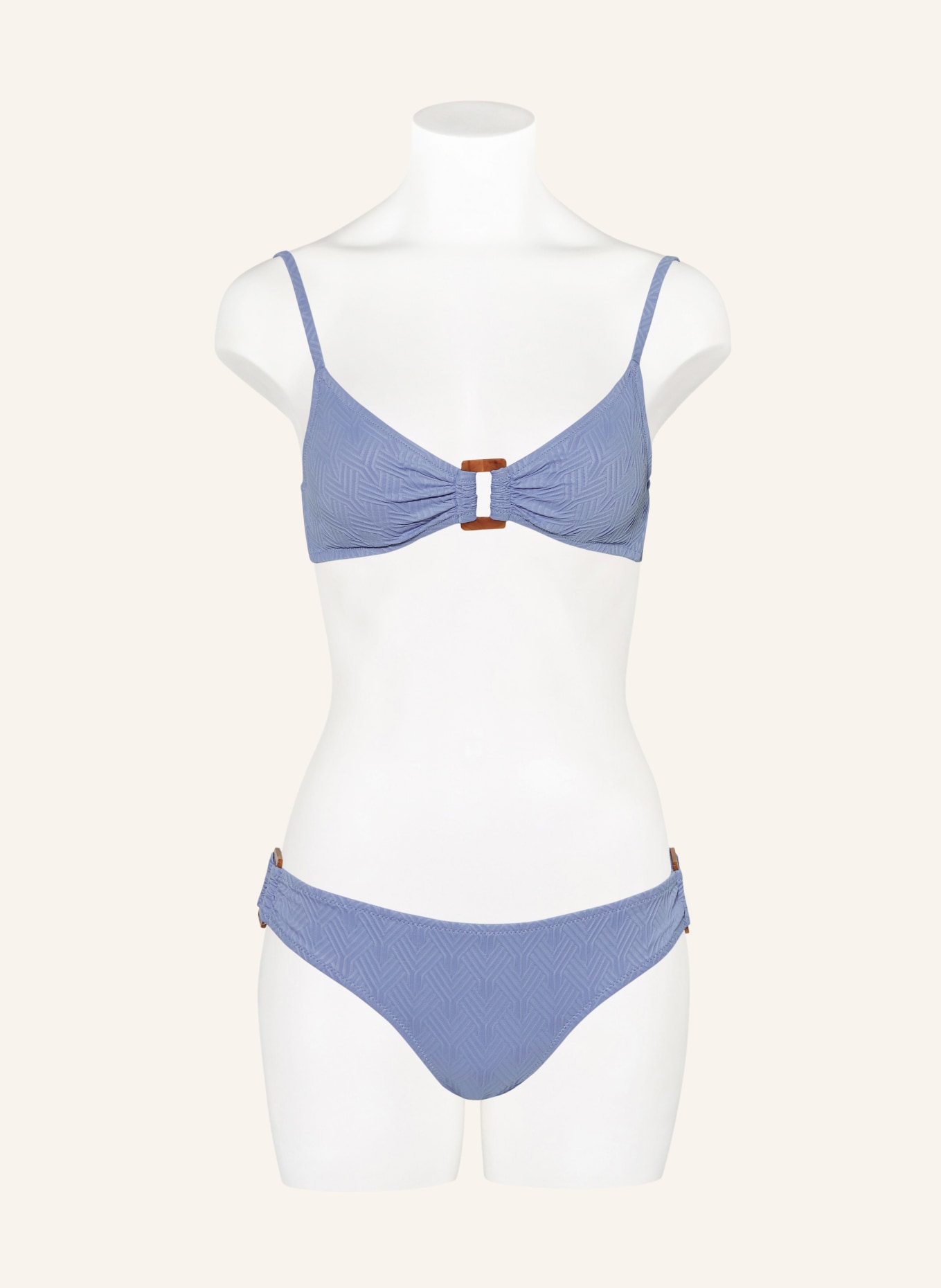 watercult Basic bikini bottoms ISLAND NOSTALGIA, Color: LIGHT BLUE (Image 2)
