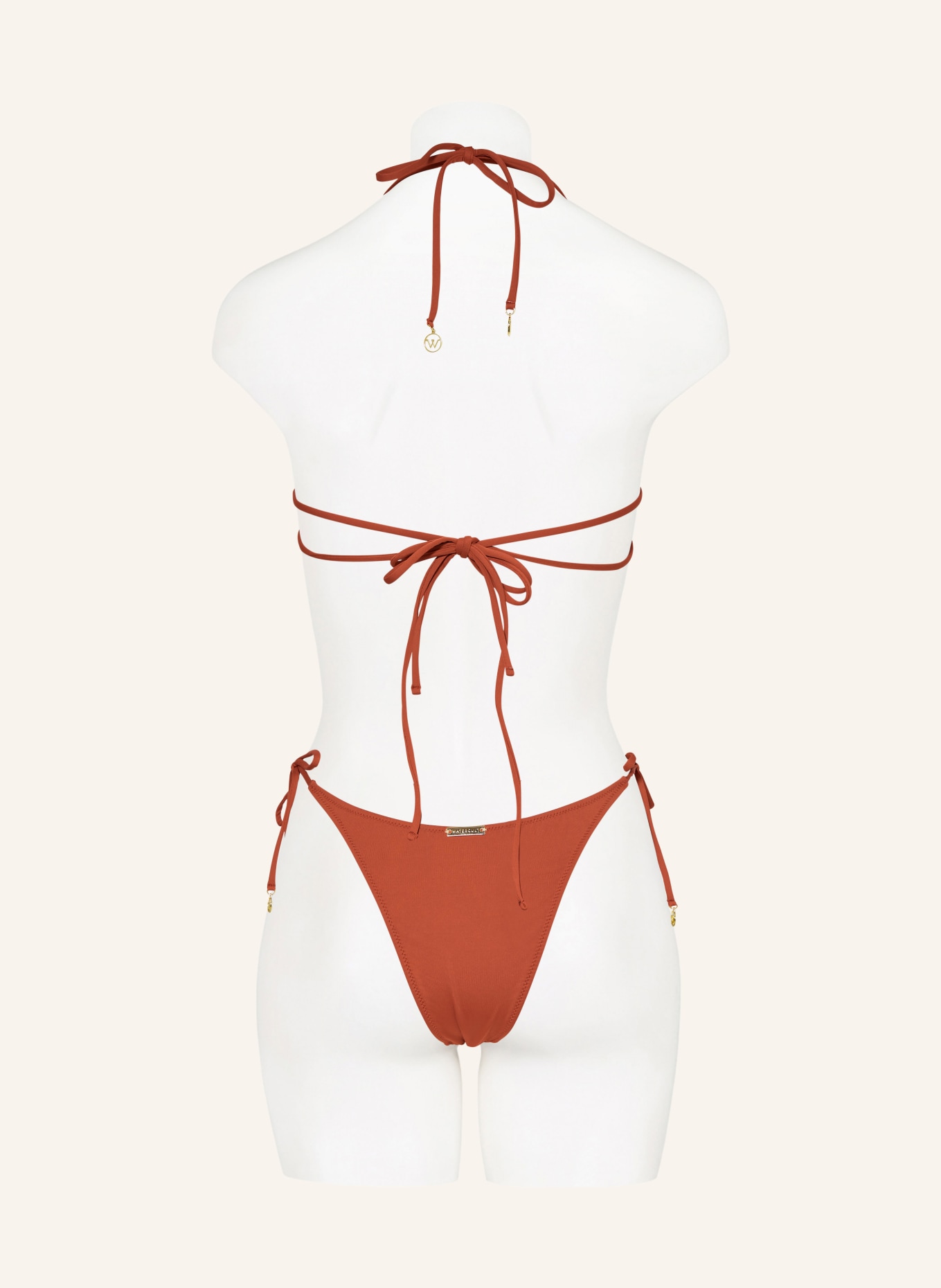 watercult Triangle bikini bottoms THE ESSENTIALs, Color: DARK ORANGE (Image 3)
