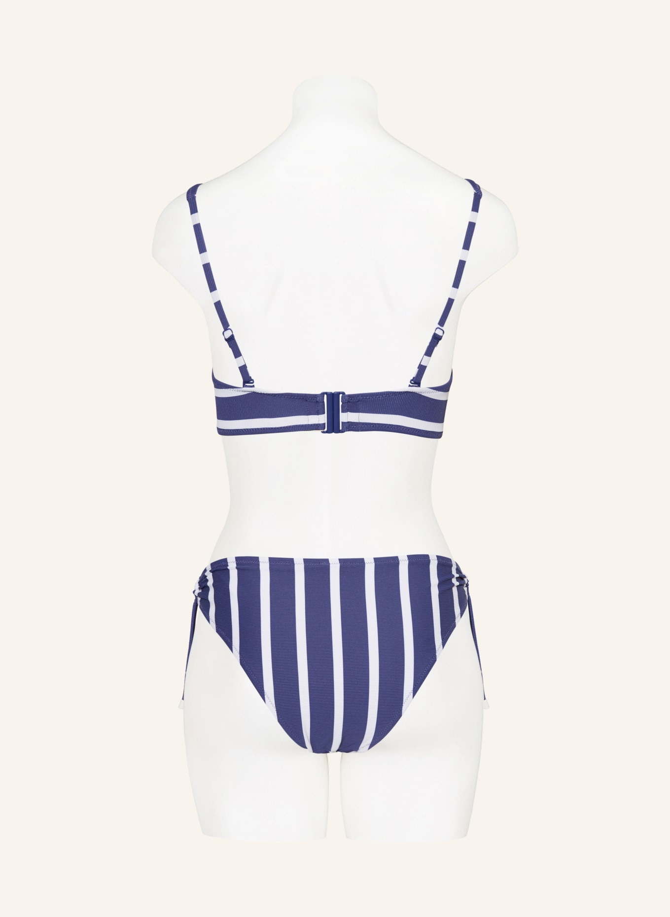 watercult Bralette bikini top SEA RIDE, Color: BLUE/ WHITE (Image 3)