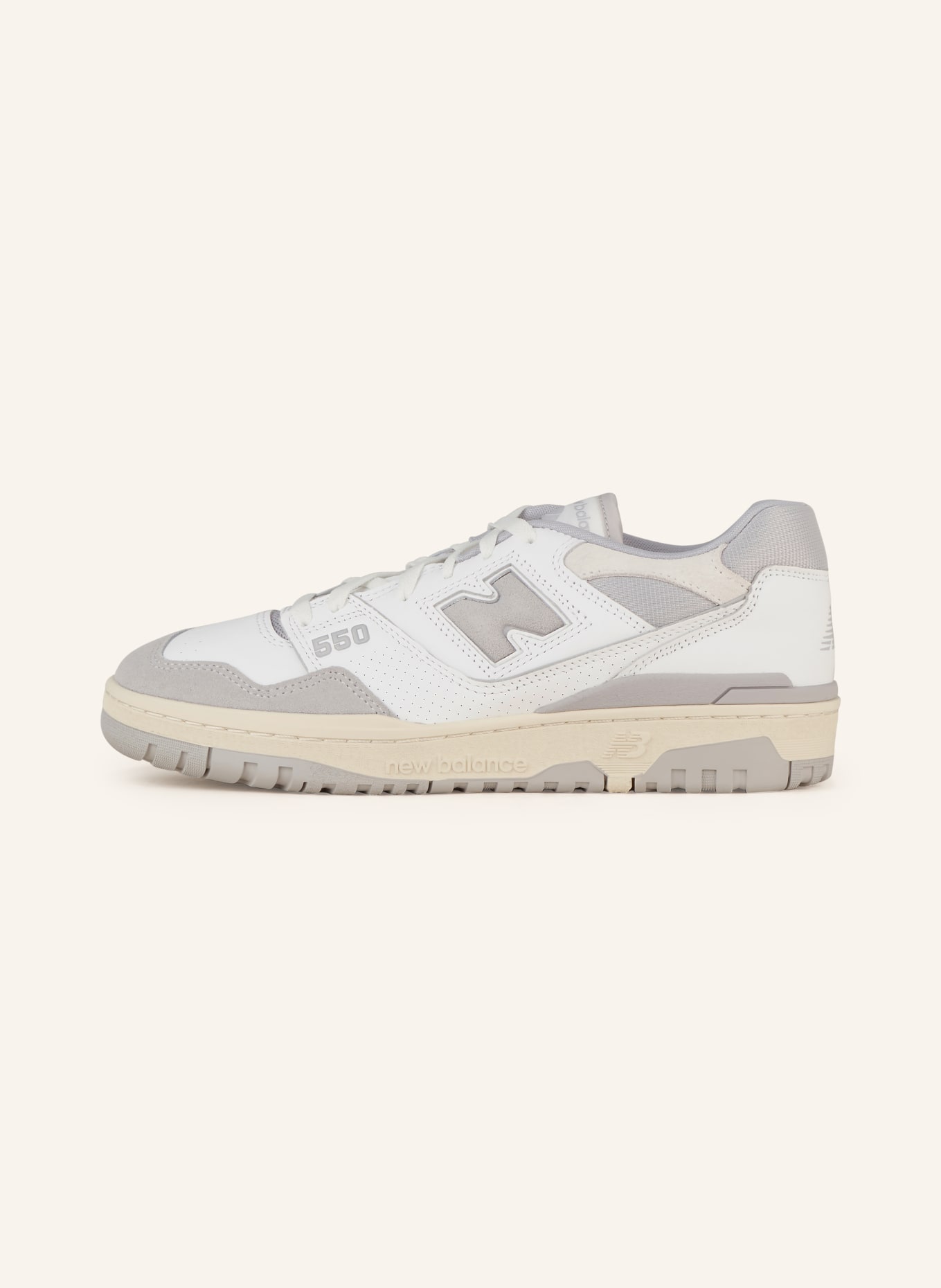 new balance Sneakers 550, Color: WHITE/ GRAY (Image 4)