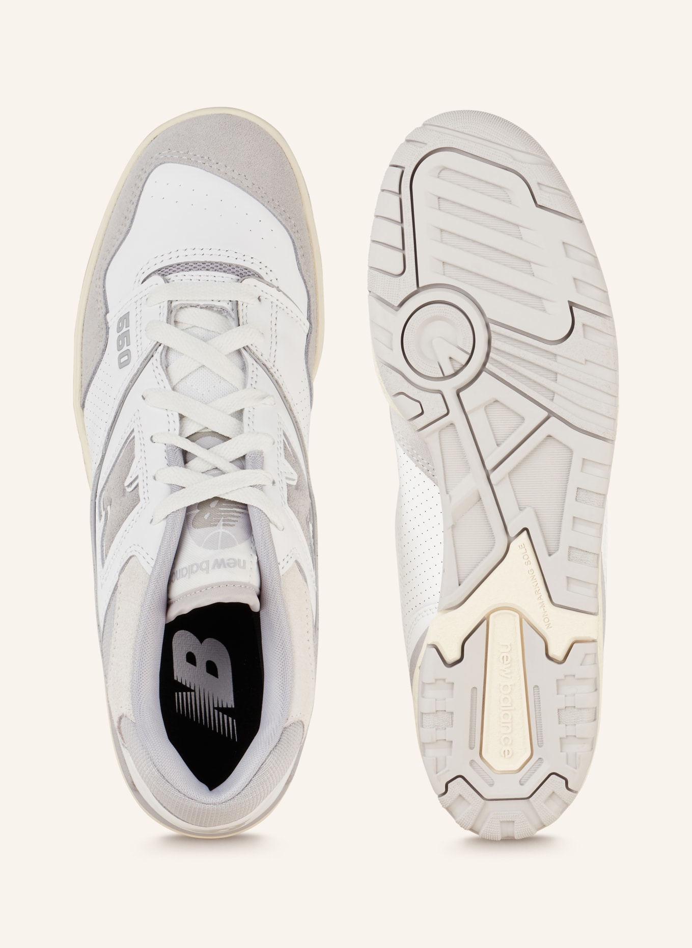 new balance Sneaker 550, Farbe: WEISS/ GRAU (Bild 5)