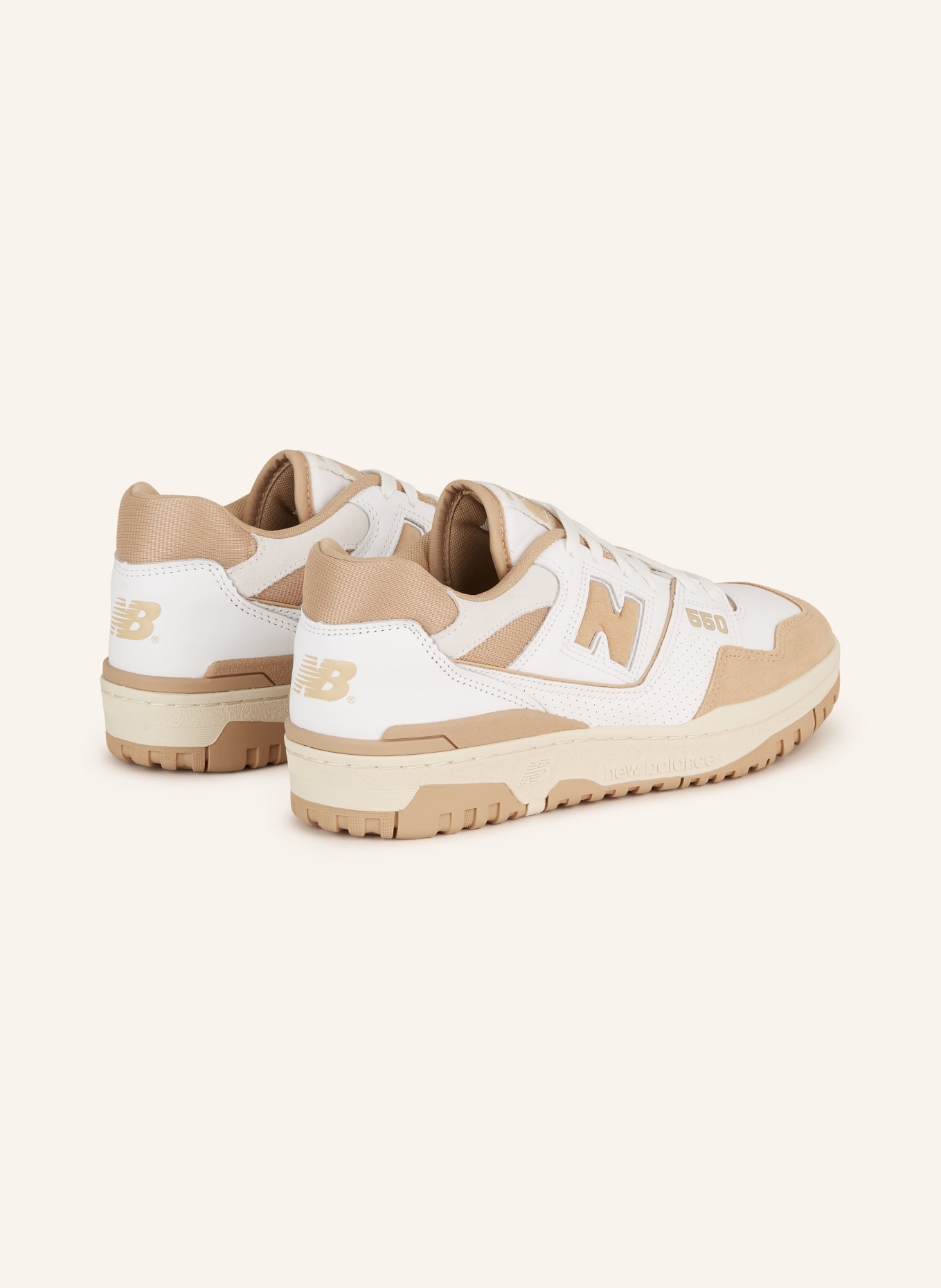 new balance Sneakers 550, Color: WHITE/ BEIGE (Image 2)