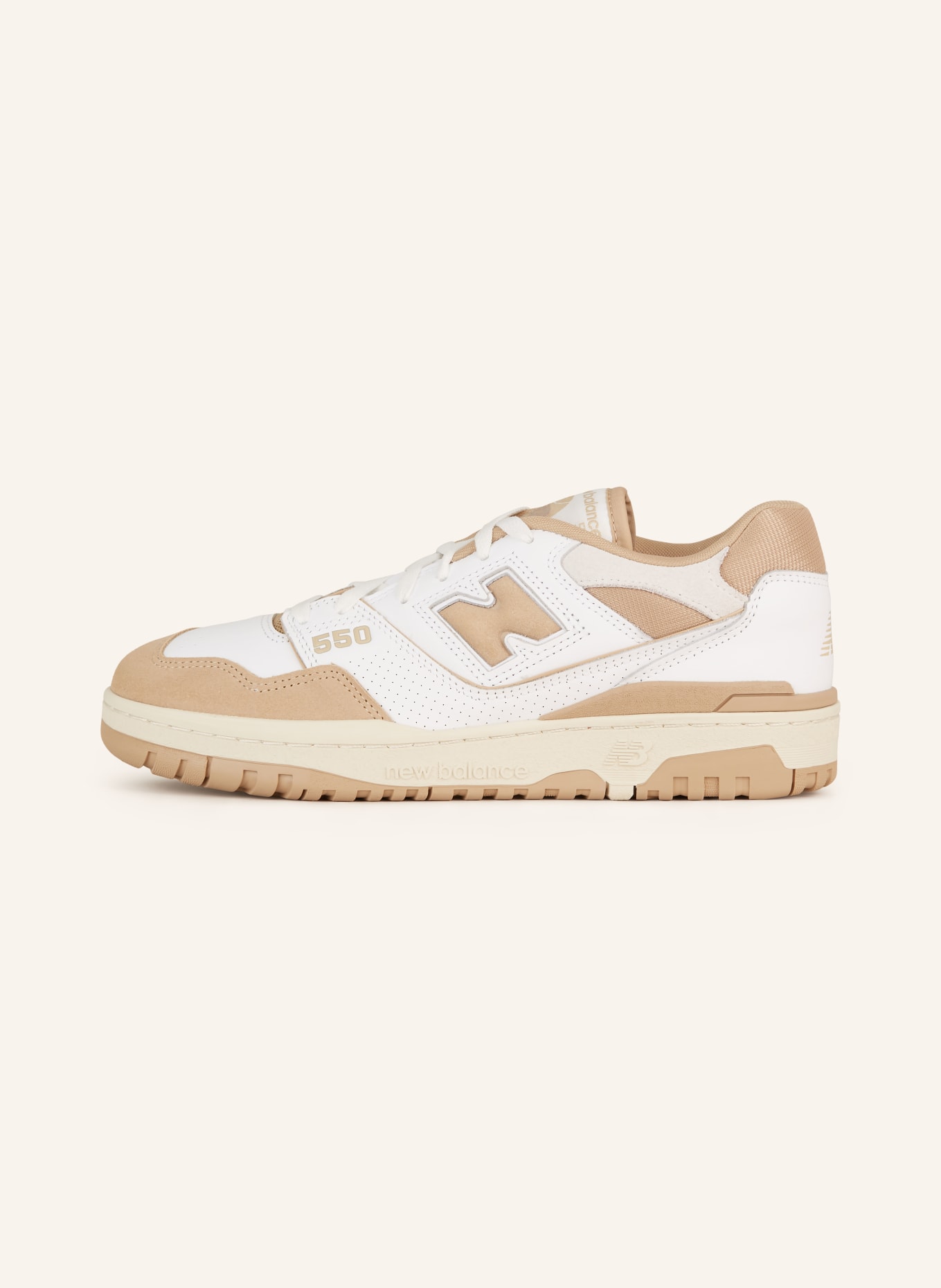 new balance Sneakers 550, Color: WHITE/ BEIGE (Image 4)