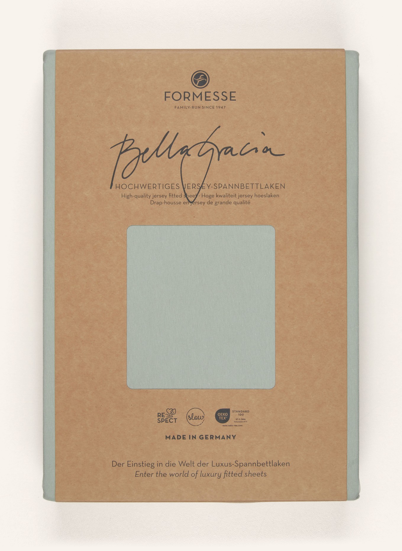 FORMESSE Spannbettlaken BELLA GRACIA: MINT