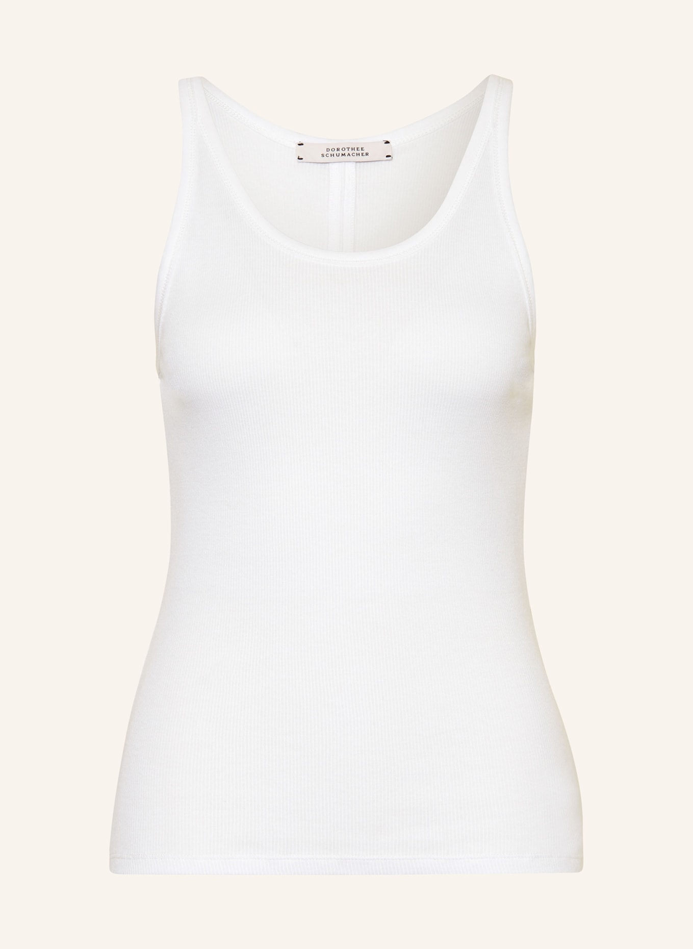 DOROTHEE SCHUMACHER Top SIMPLY TIMELESS TOP, Farbe: WEISS (Bild 1)