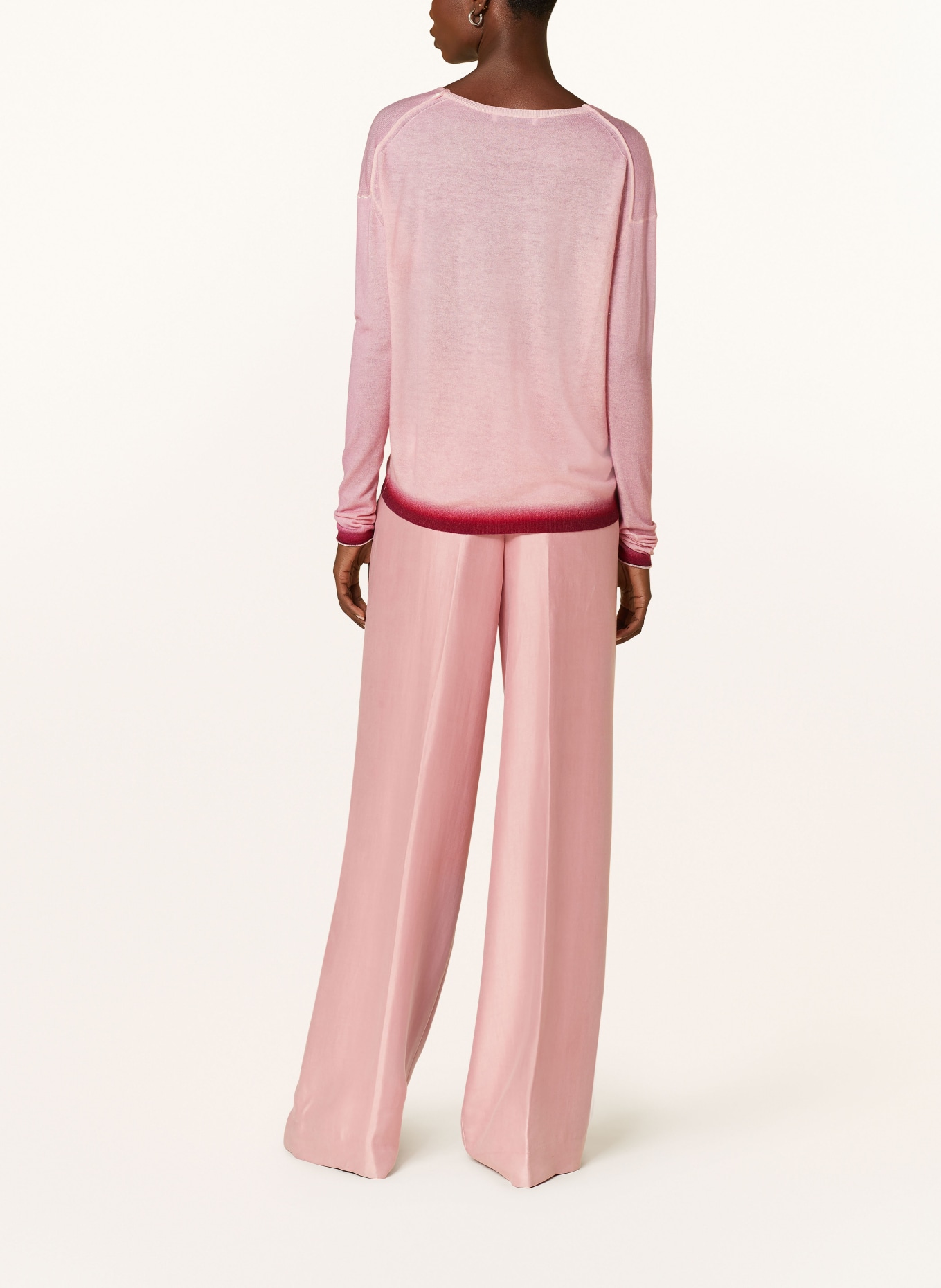 DOROTHEE SCHUMACHER Sweater DELICATE STATEMENTS SWEATERS with cashmere, Color: NEON PINK (Image 3)