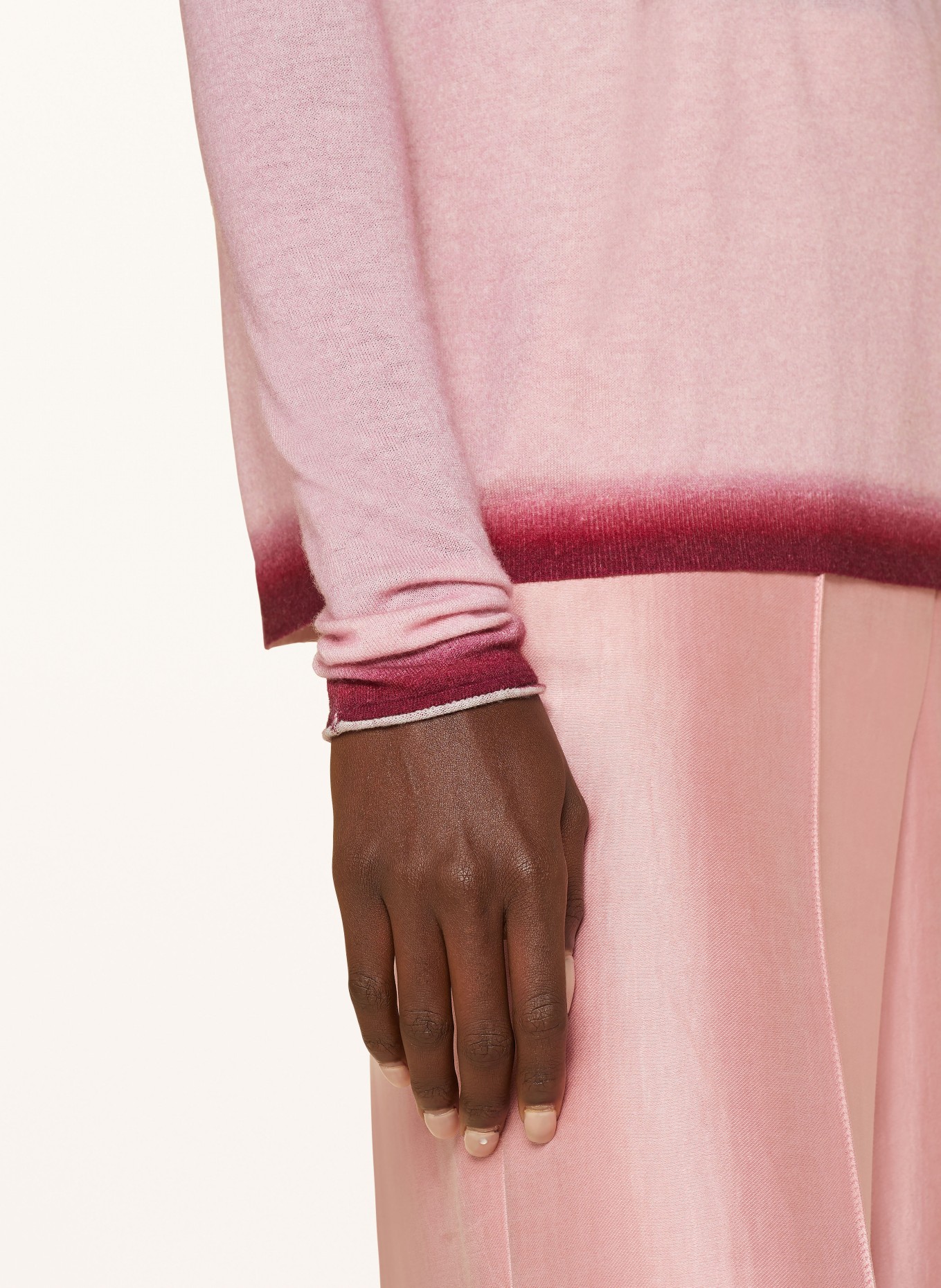 DOROTHEE SCHUMACHER Sweater DELICATE STATEMENTS SWEATERS with cashmere, Color: NEON PINK (Image 4)