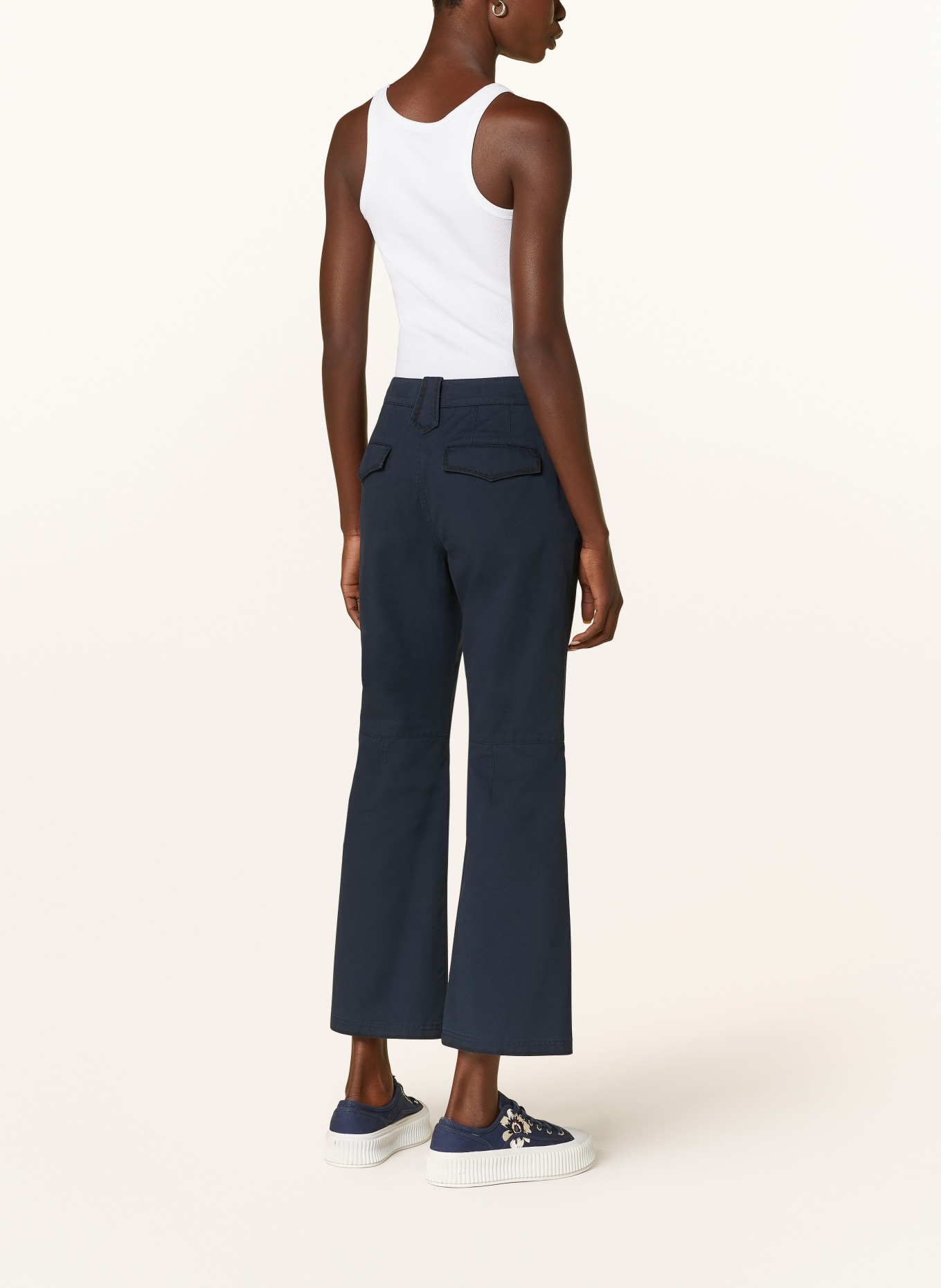 DOROTHEE SCHUMACHER 7/8 pants PERFECT MATCH PANTS: DARK BLUE