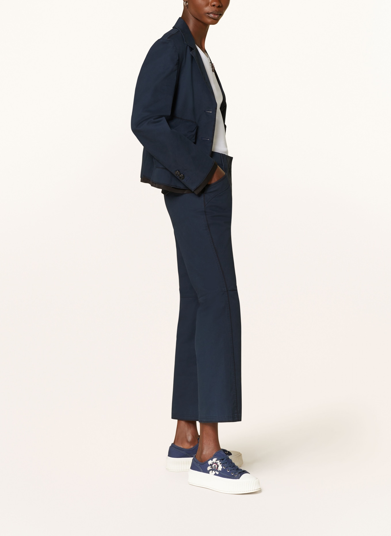 DOROTHEE SCHUMACHER 7/8 pants PERFECT MATCH PANTS: DARK BLUE
