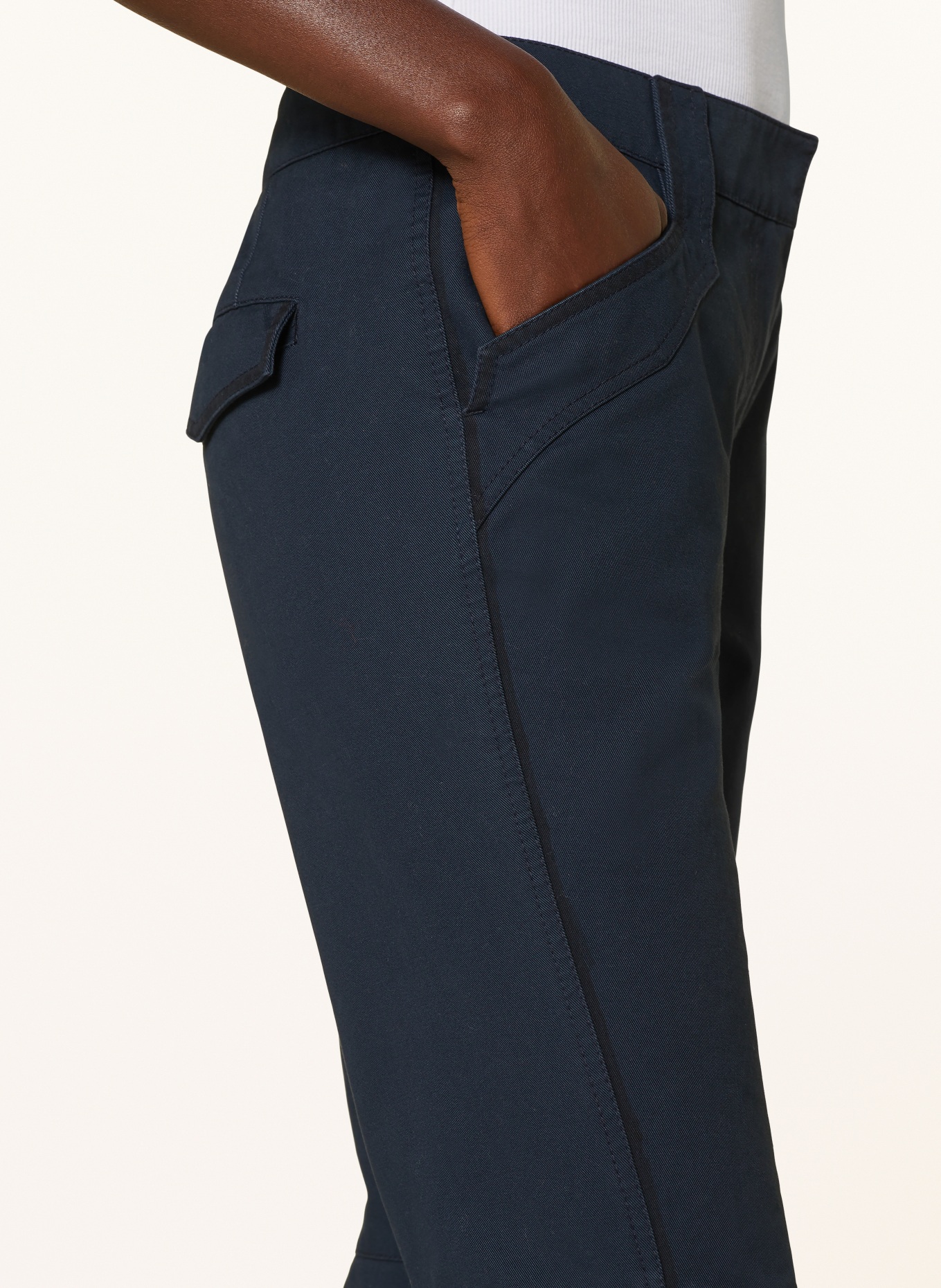 DOROTHEE SCHUMACHER 7/8 pants PERFECT MATCH PANTS: DARK BLUE