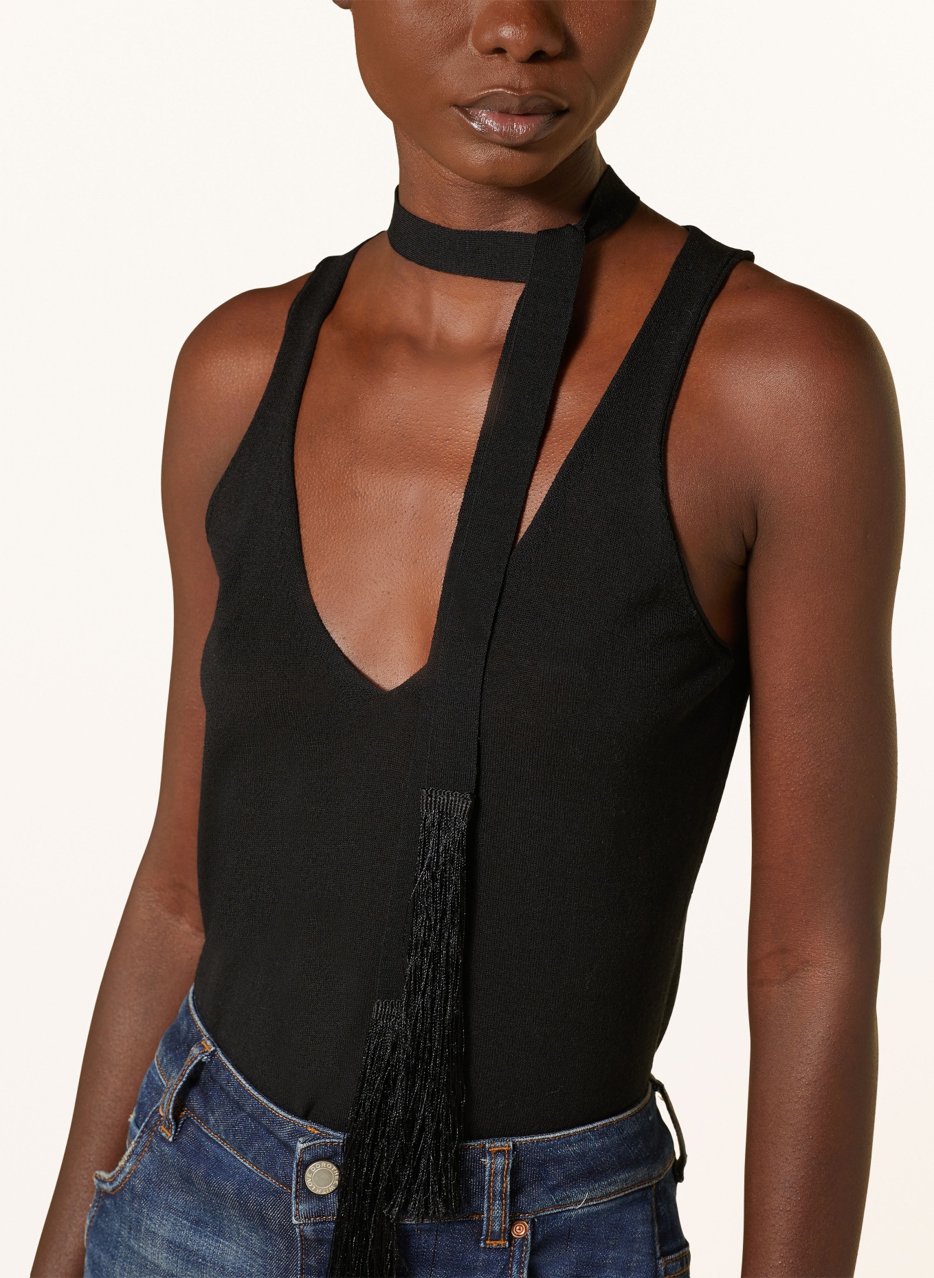 DOROTHEE SCHUMACHER Knit top REFINED ESSENTIALS TOP, Color: BLACK (Image 4)