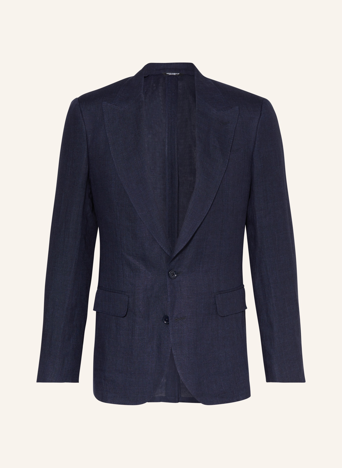 DOLCE & GABBANA Linen blazer slim fit, Color: S8280 MELANGE AZZURRI-BLU (Image 1)