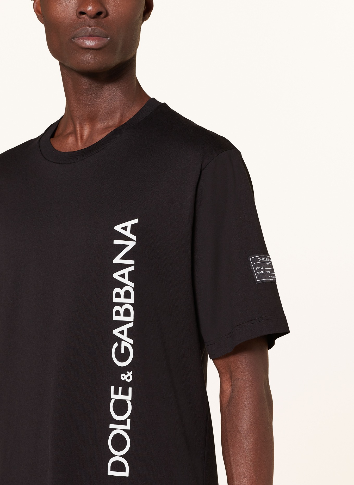 DOLCE & GABBANA T-shirt, Color: BLACK/ WHITE (Image 4)