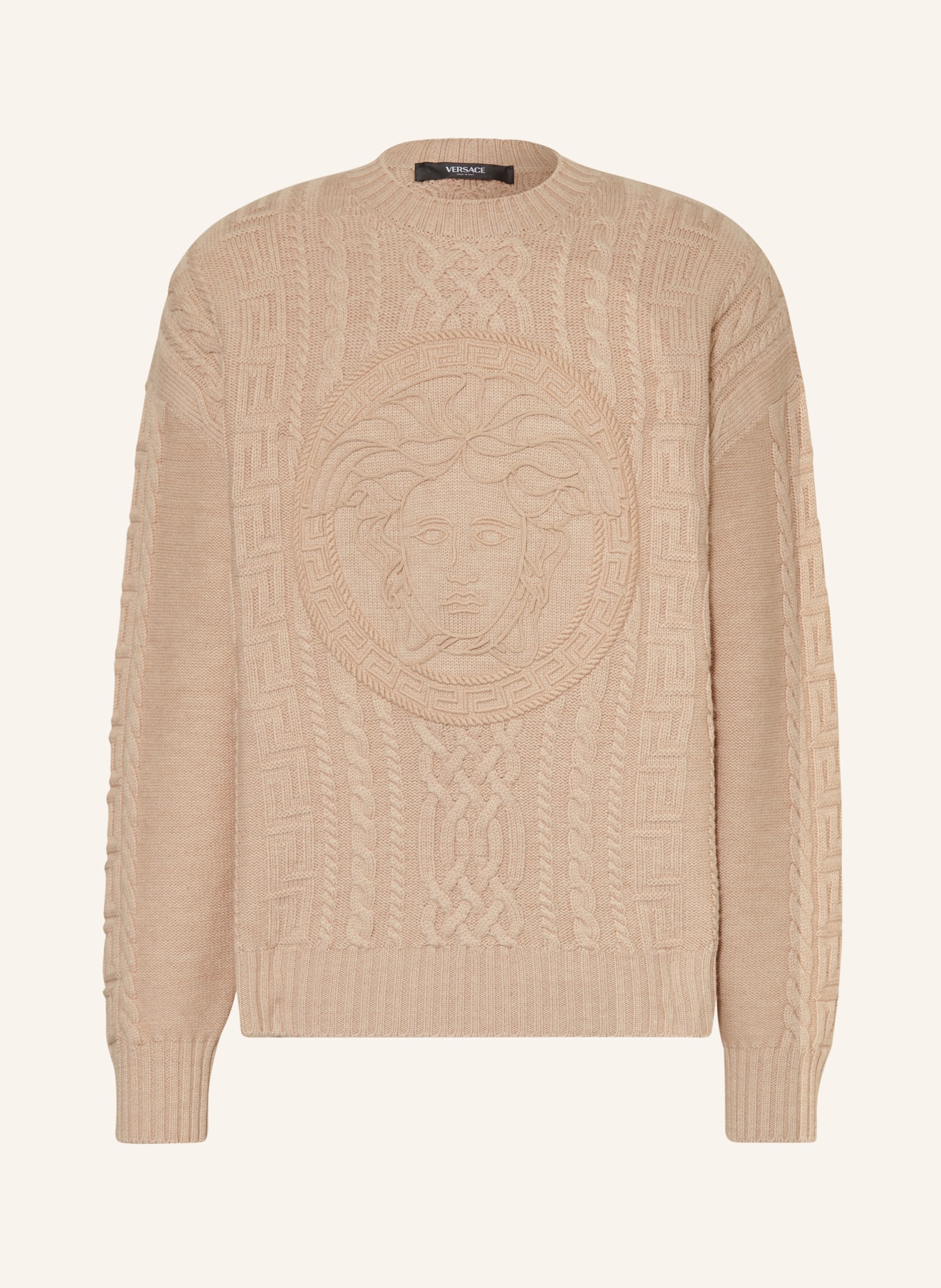 VERSACE Sweater, Color: BEIGE (Image 1)