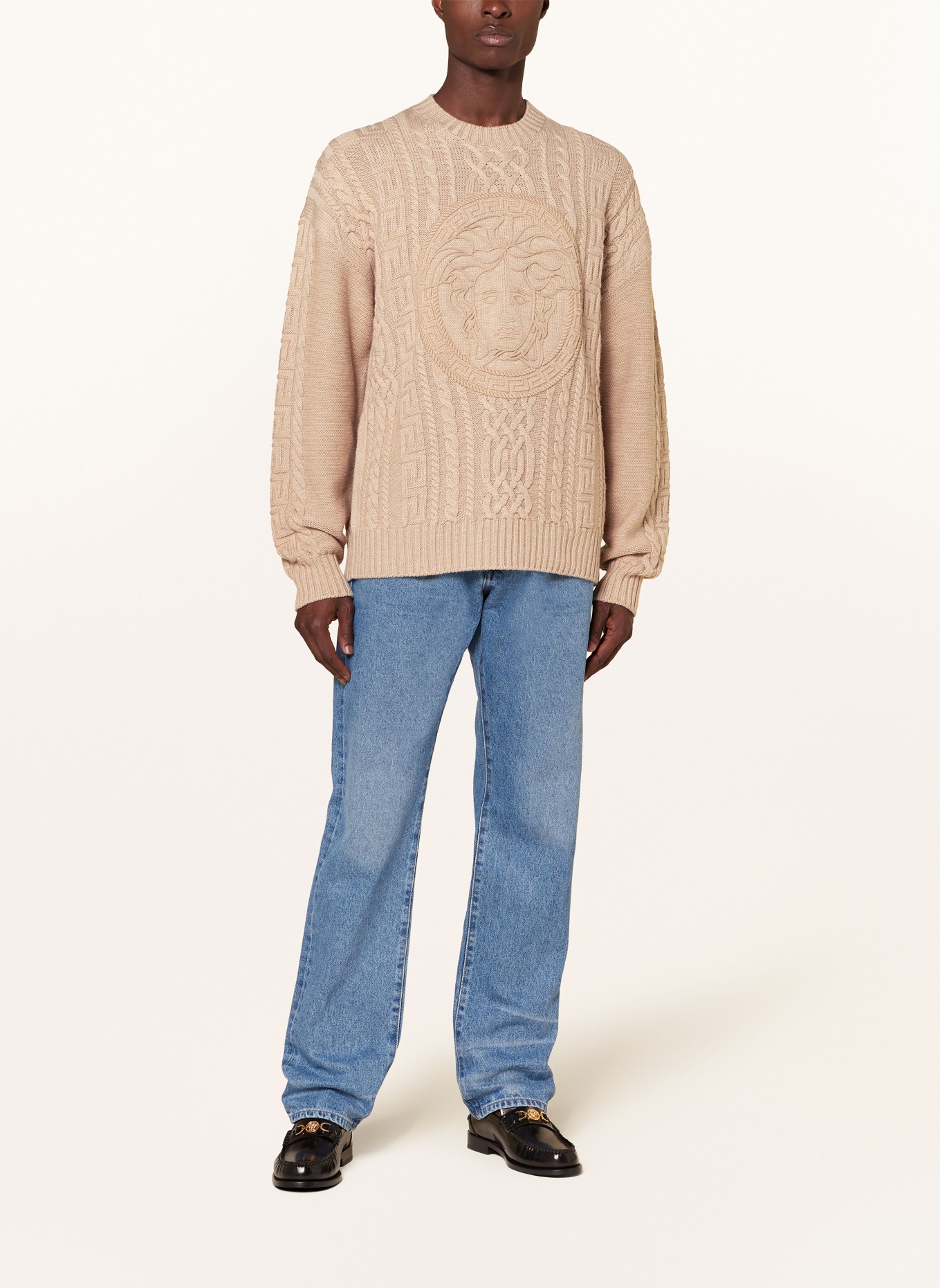 VERSACE Sweater, Color: BEIGE (Image 2)