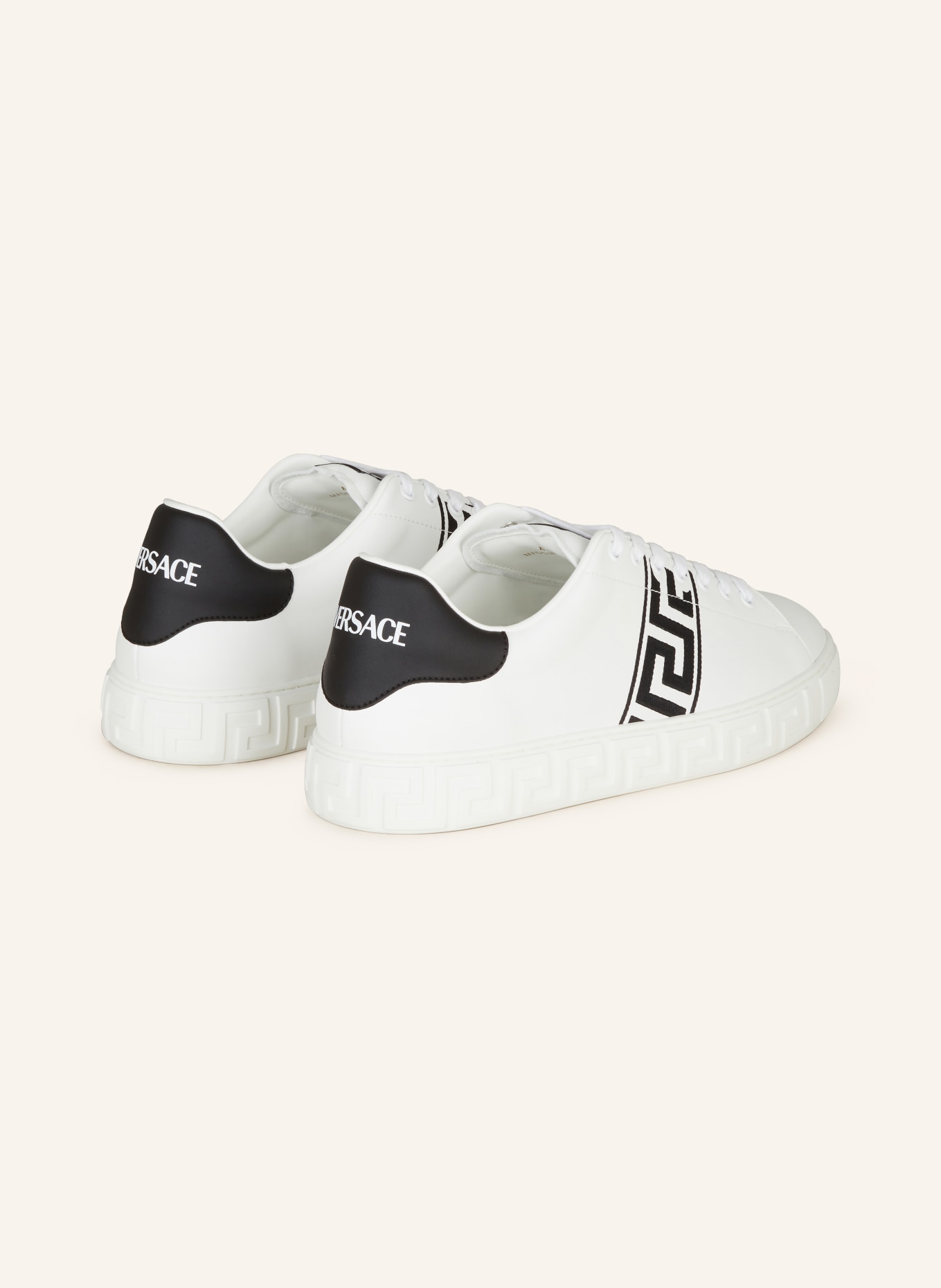VERSACE Sneakers GRECA, Color: WHITE/ BLACK (Image 2)
