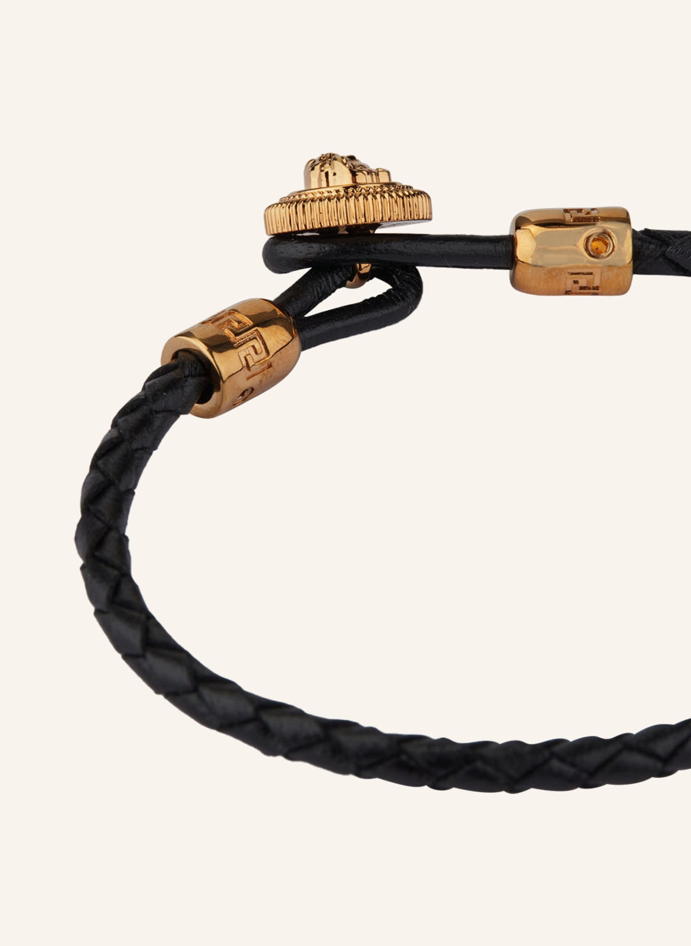 VERSACE Bracelet MEDUSA BIGGIE, Color: BLACK/ GOLD (Image 2)