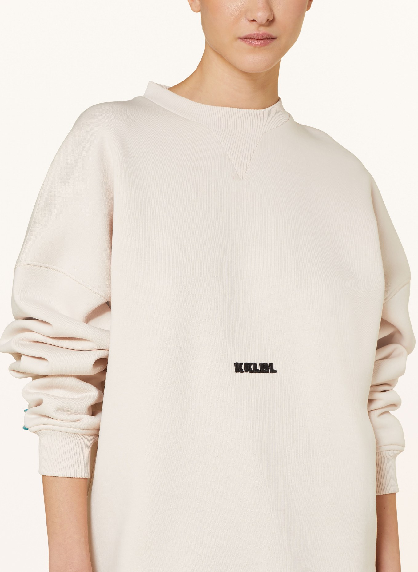 KARO KAUER Oversized sweatshirt, Color: CREAM (Image 4)