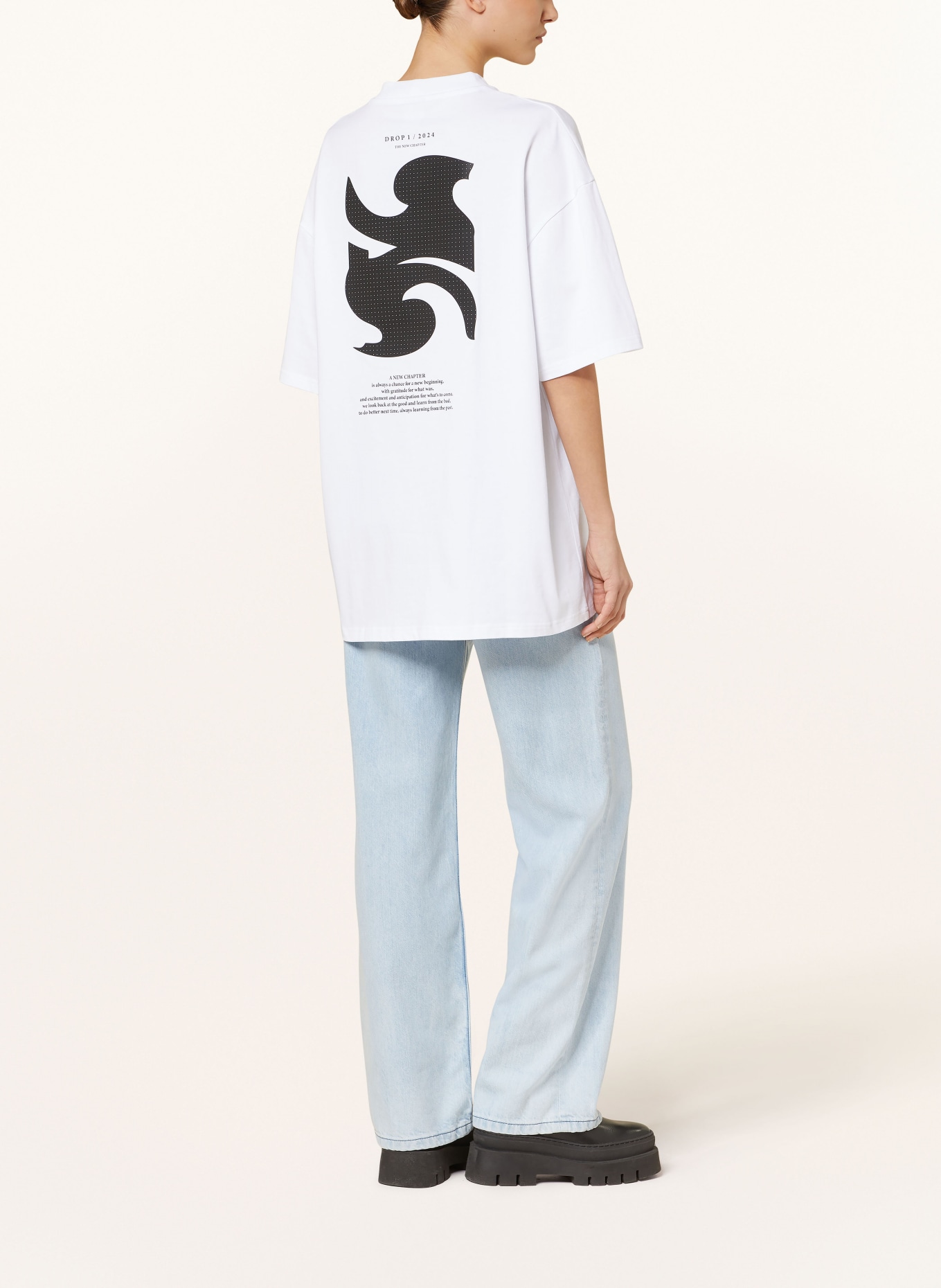 KARO KAUER Oversized shirt, Color: WHITE (Image 3)