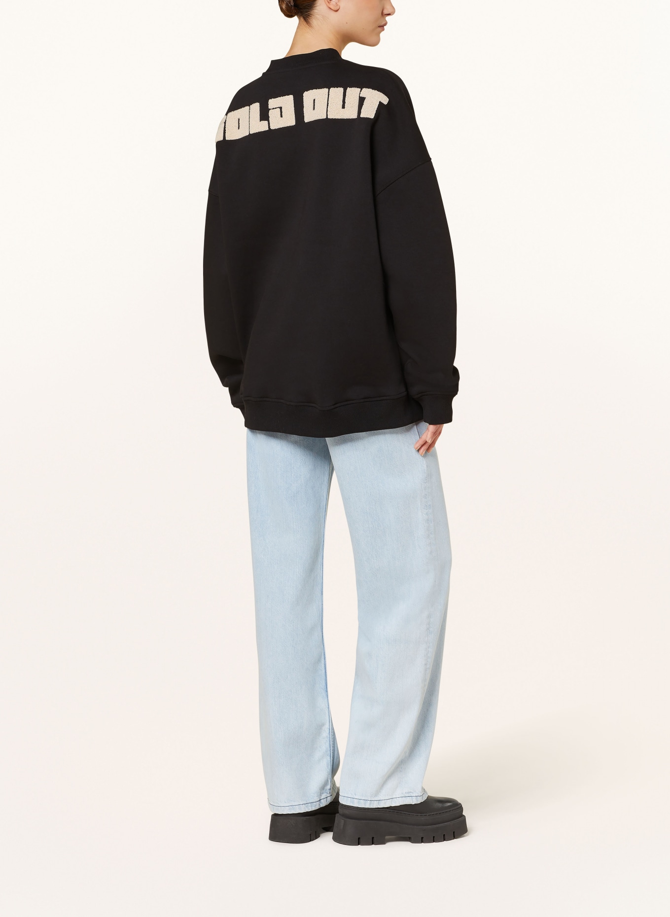 KARO KAUER Oversized sweatshirt, Color: BLACK (Image 2)
