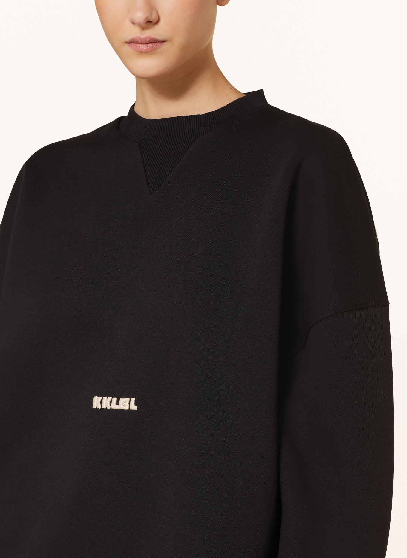 KARO KAUER Oversized sweatshirt, Color: BLACK (Image 4)