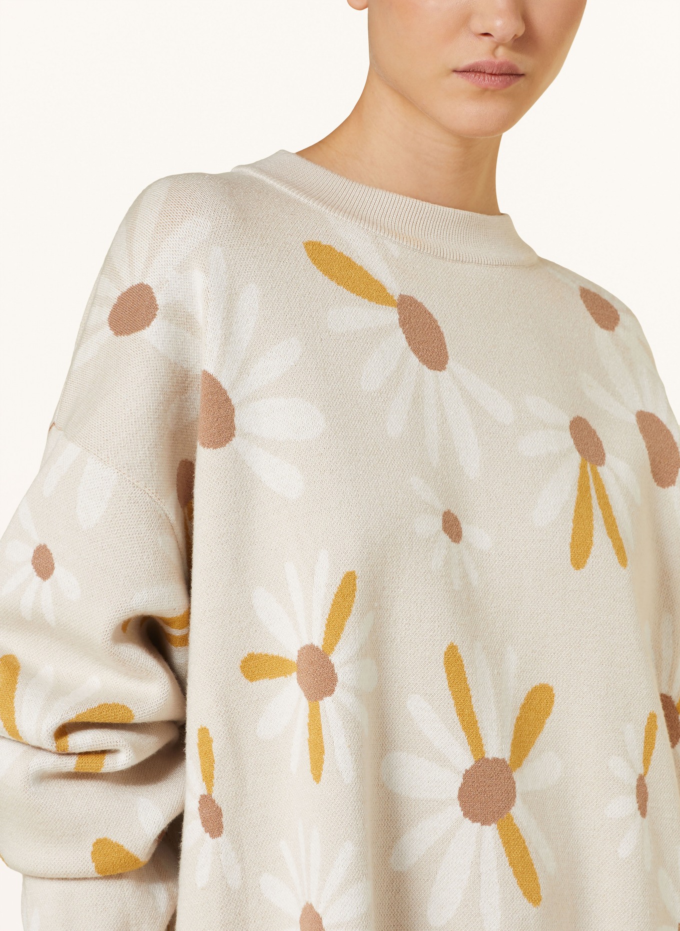 KARO KAUER Oversized-Pullover, Farbe: BEIGE (Bild 4)