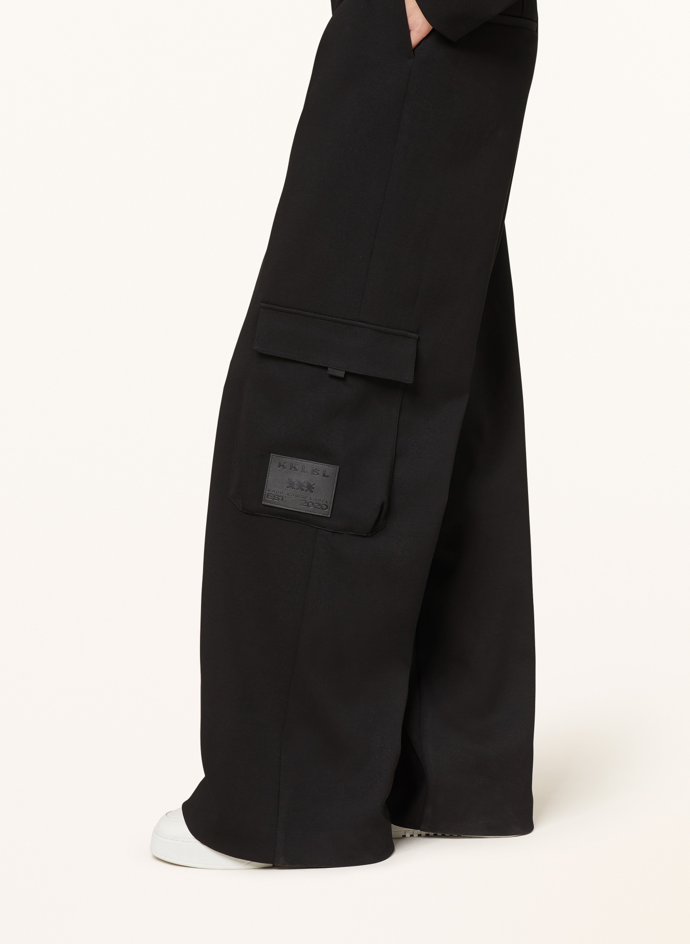 KARO KAUER Cargo pants, Color: BLACK (Image 5)