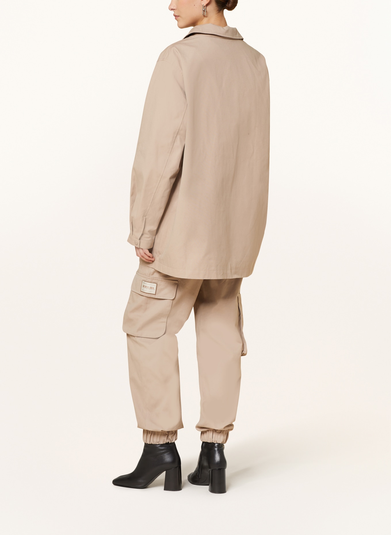 KARO KAUER Overshirt, Color: BEIGE (Image 3)