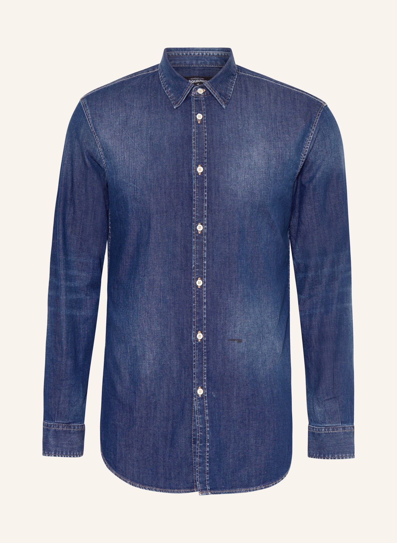DSQUARED2 Denim shirt slim fit, Color: DARK BLUE (Image 1)