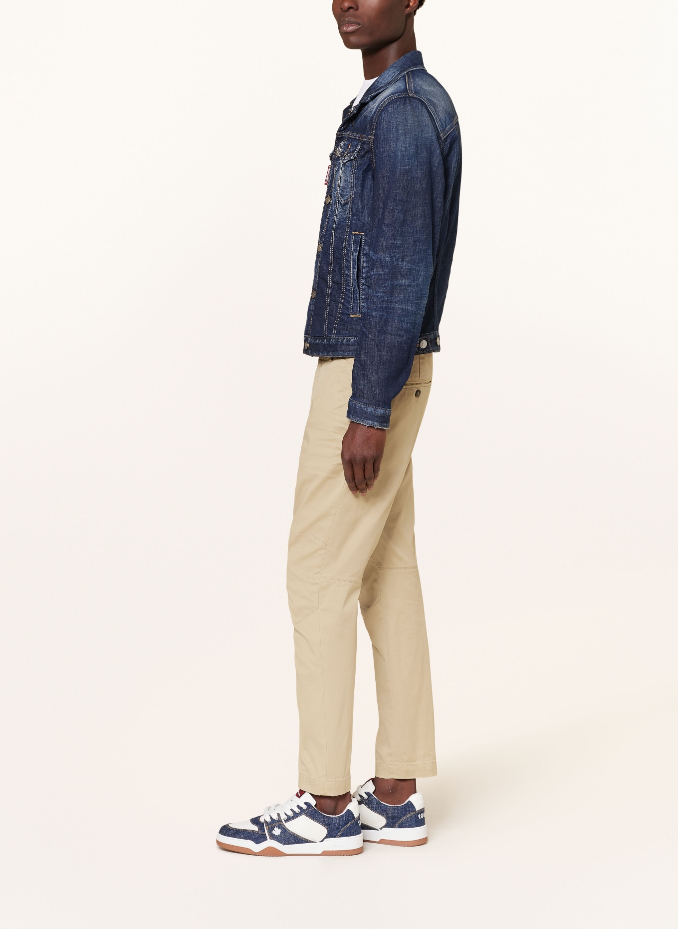 DSQUARED2 Chinos, Color: LIGHT YELLOW (Image 4)