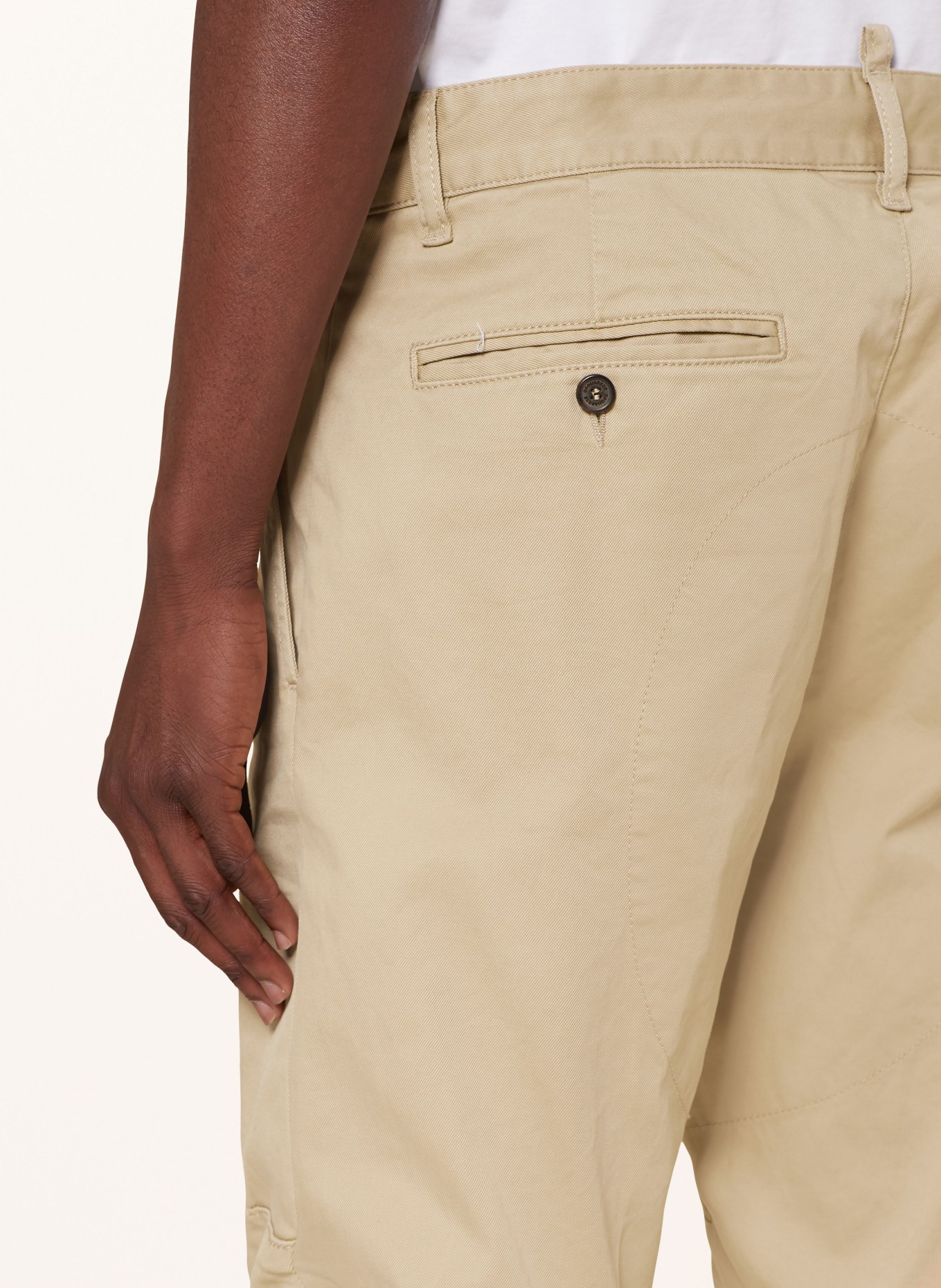 DSQUARED2 Chinos, Color: LIGHT YELLOW (Image 6)