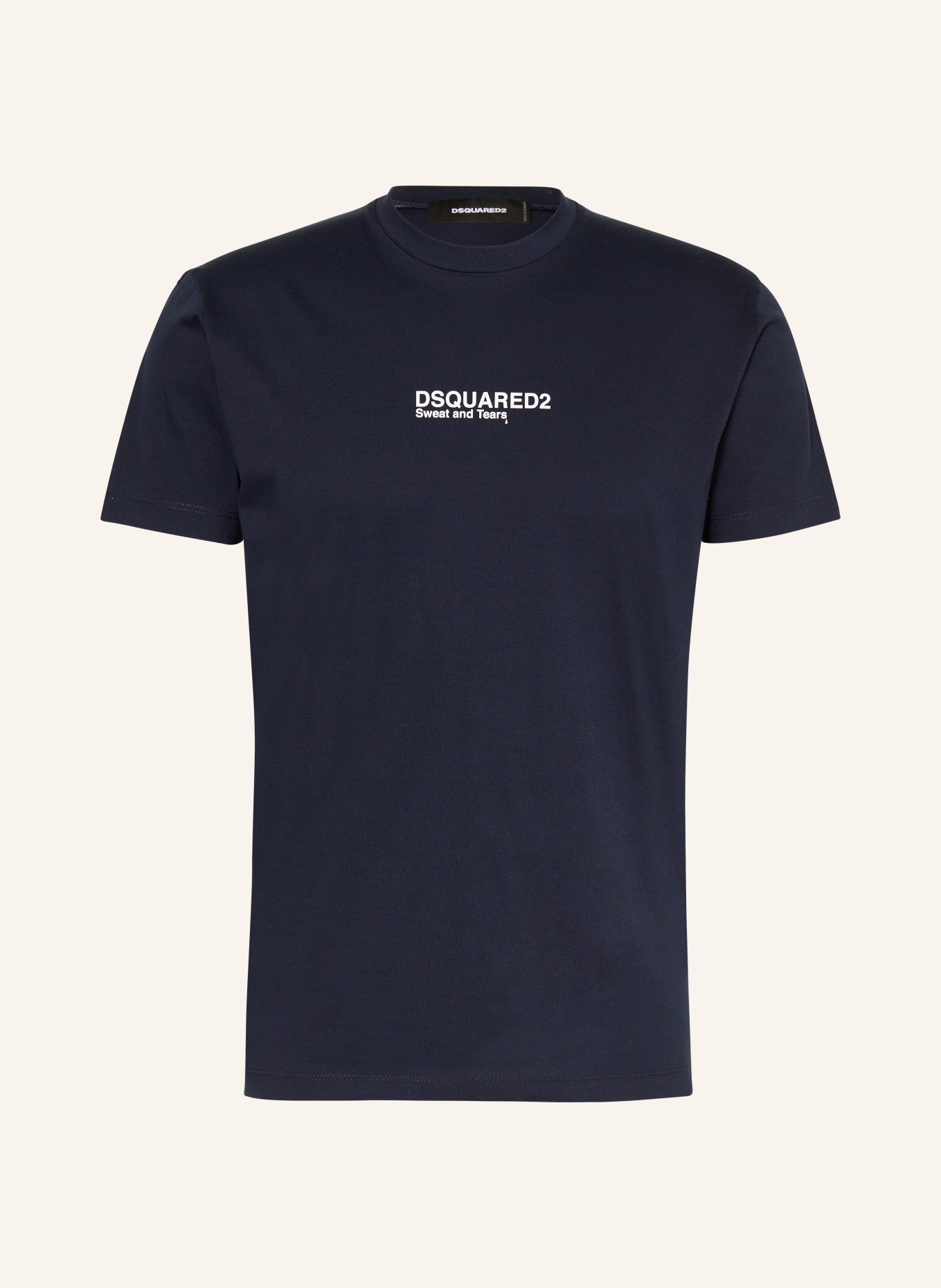 DSQUARED2 T-Shirt SWEAT AND TEARS, Farbe: DUNKELBLAU (Bild 1)