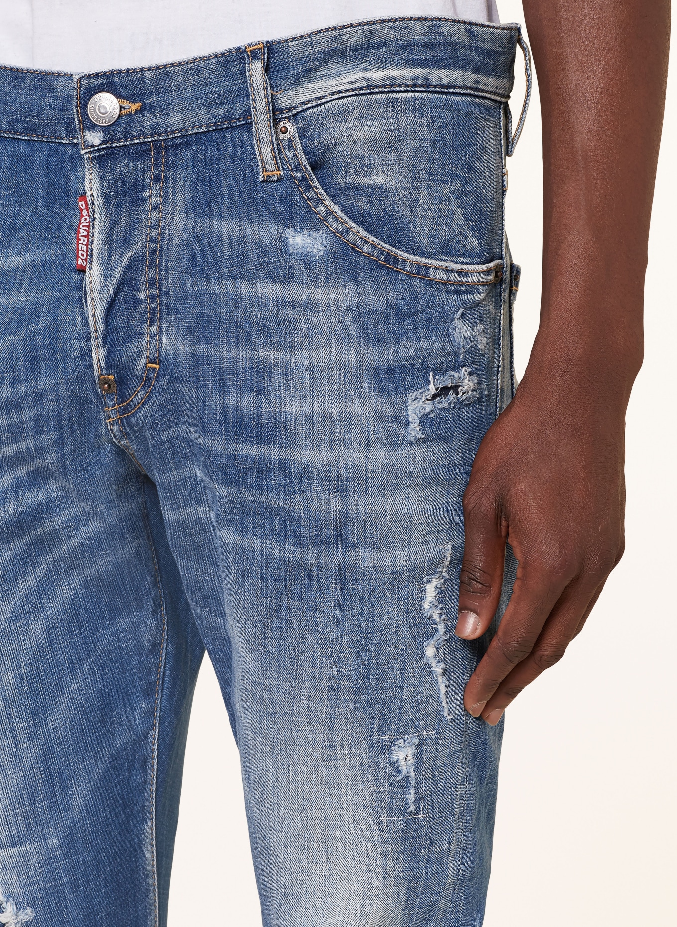 DSQUARED2 Jeans SEXY TWIST Extra Slim Fit, Farbe: 470 BLUE NAVY (Bild 5)