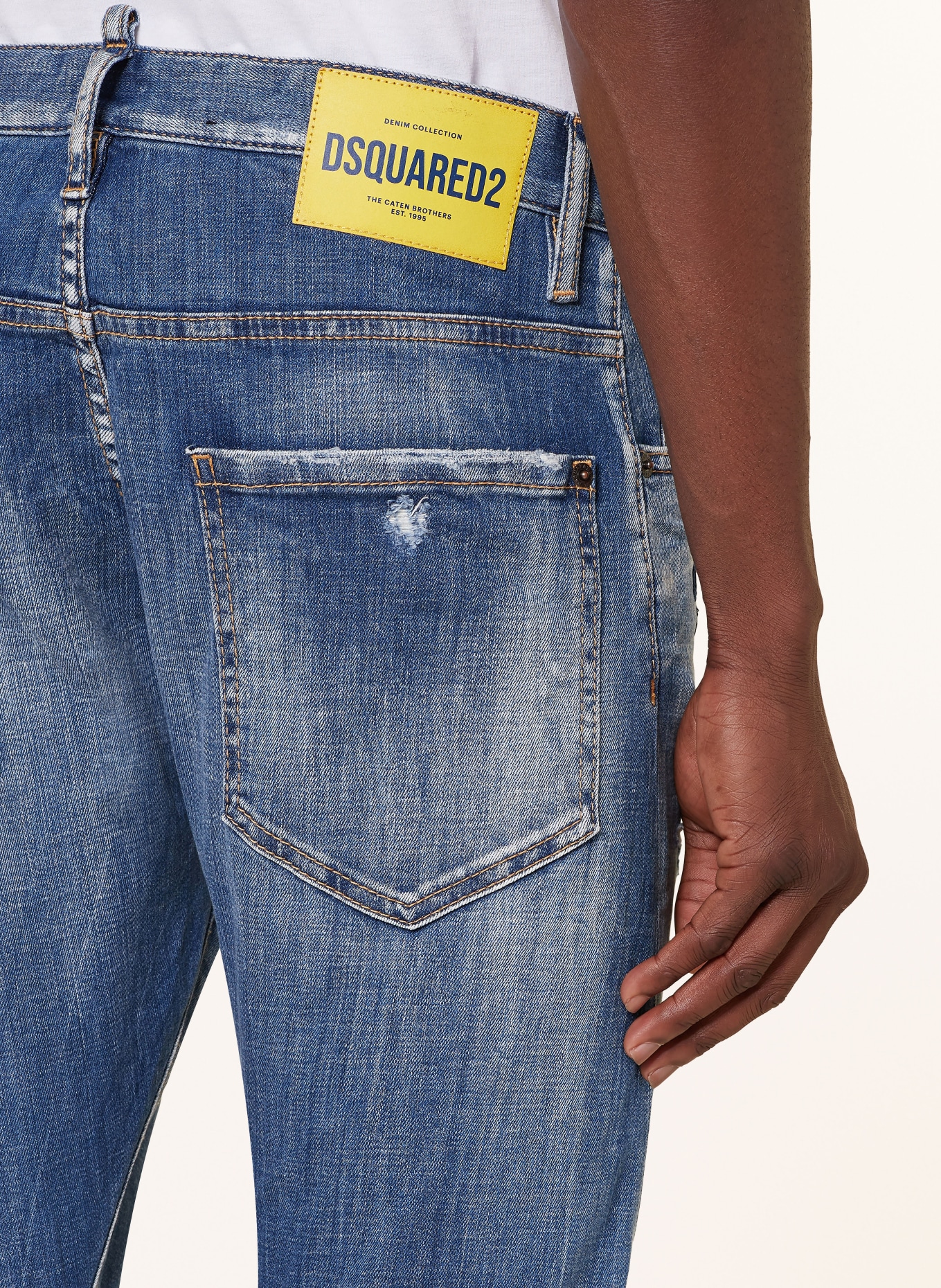 DSQUARED2 Jeans SEXY TWIST Extra Slim Fit, Farbe: 470 BLUE NAVY (Bild 6)