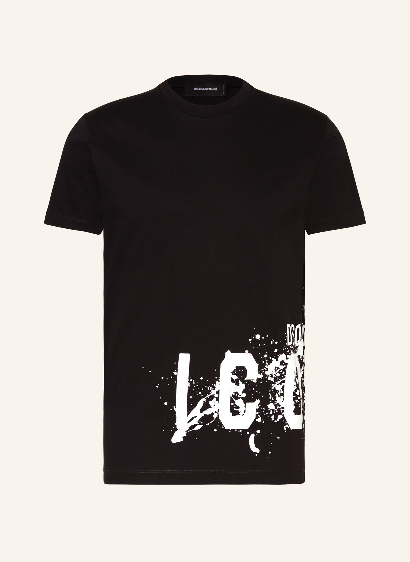 DSQUARED2 T-Shirt ICON, Farbe: SCHWARZ/ WEISS (Bild 1)