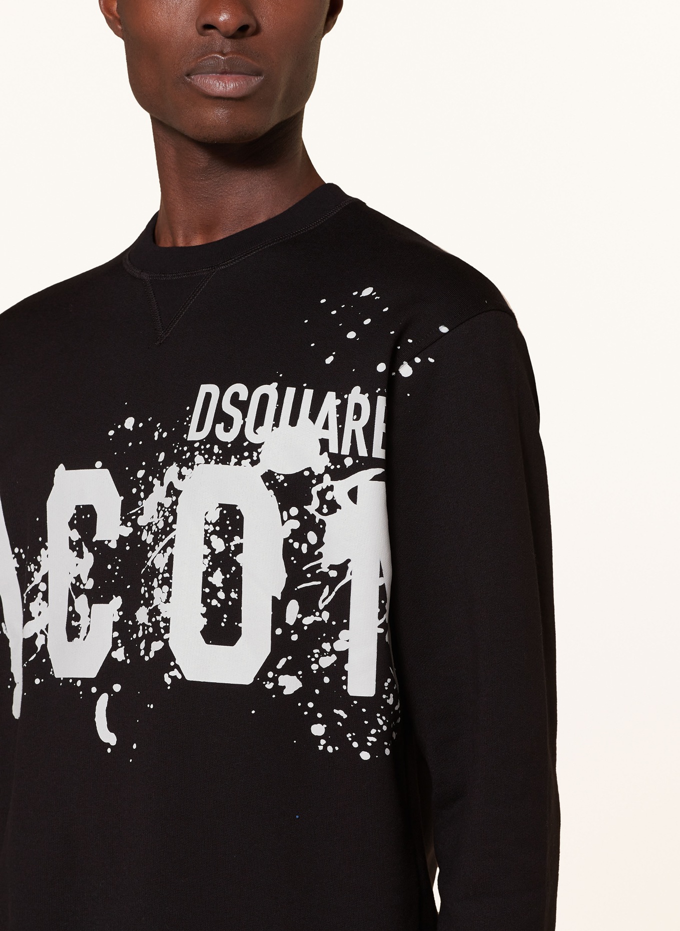DSQUARED2 Sweatshirt ICON, Color: BLACK (Image 4)