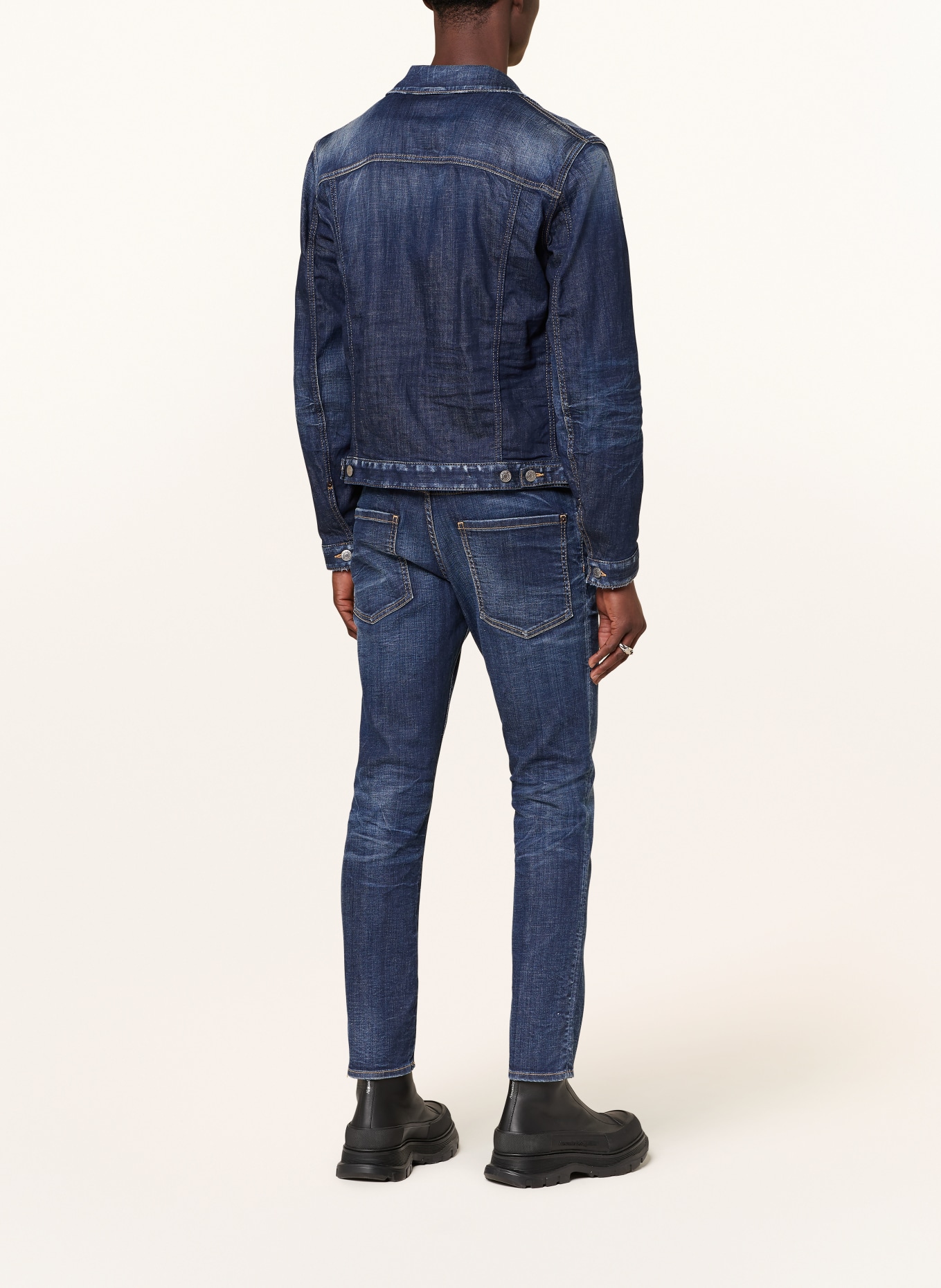 DSQUARED2 Jeans SKATER extra slim fit, Color: 470 NAVY BLUE (Image 3)