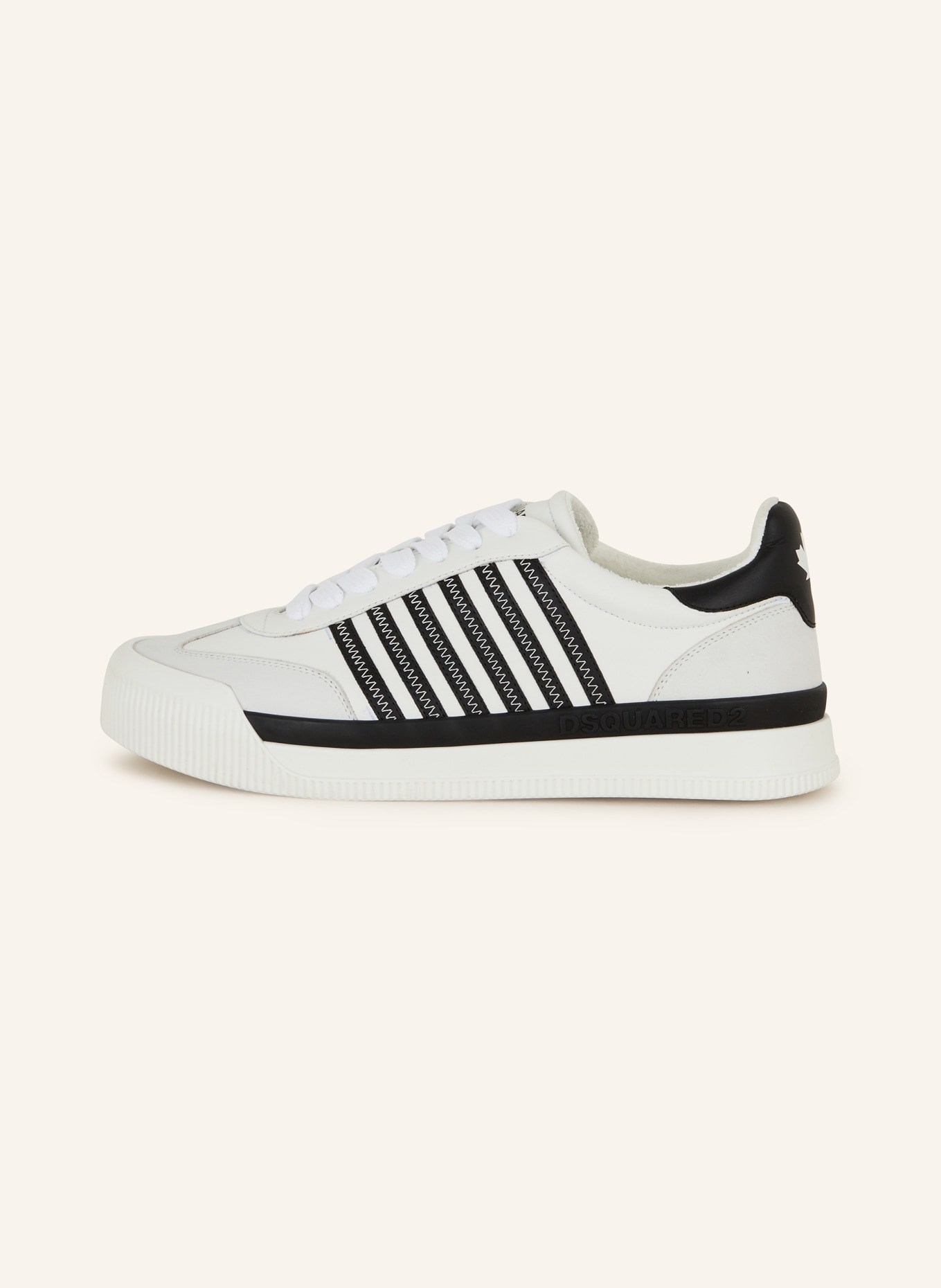 DSQUARED2 Sneakers NEW JERSEY, Color: WHITE/ BLACK (Image 4)