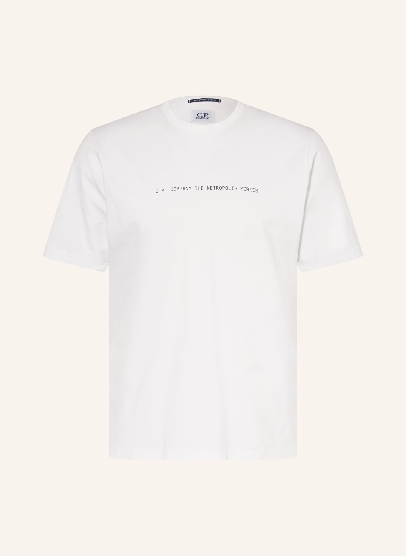 C.P. COMPANY T-shirt, Color: WHITE/ YELLOW/ BLACK (Image 1)