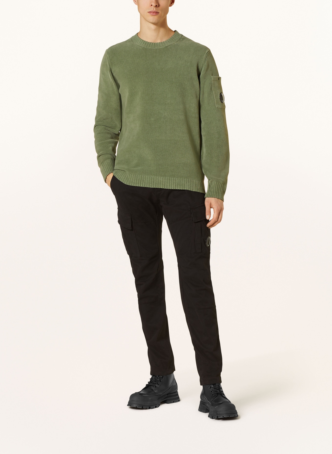 C.P. COMPANY Sweater, Color: OLIVE (Image 2)
