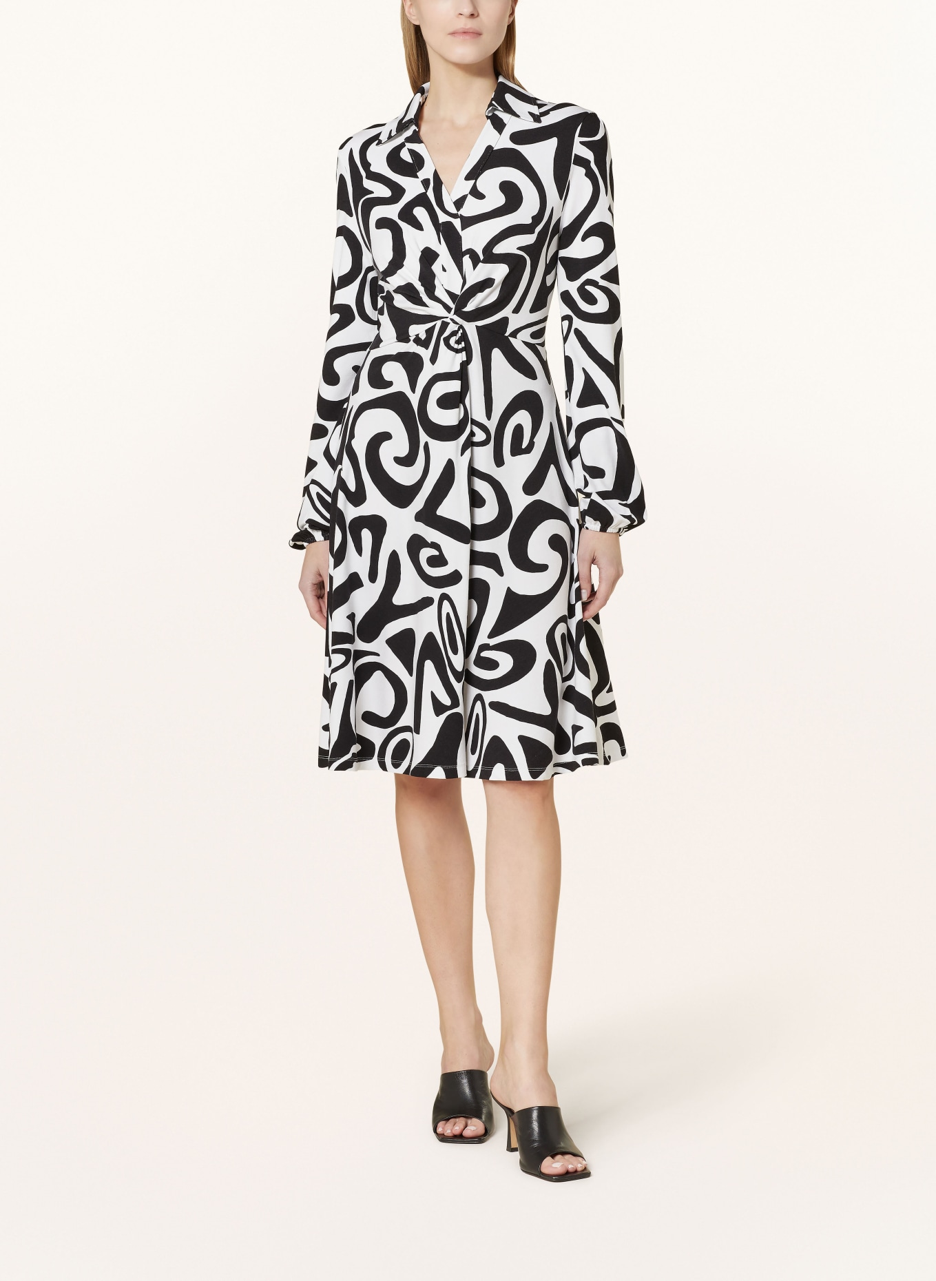 Princess GOES HOLLYWOOD Jersey dress, Color: BLACK/ WHITE (Image 2)