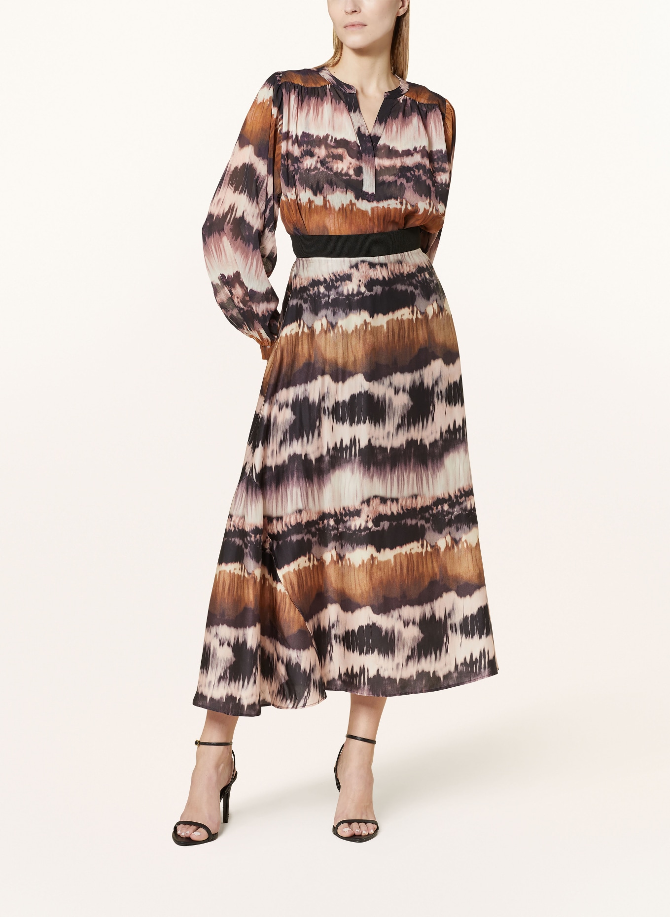 Princess GOES HOLLYWOOD Satinrock: HELLBRAUN / SCHWARZ / CREME