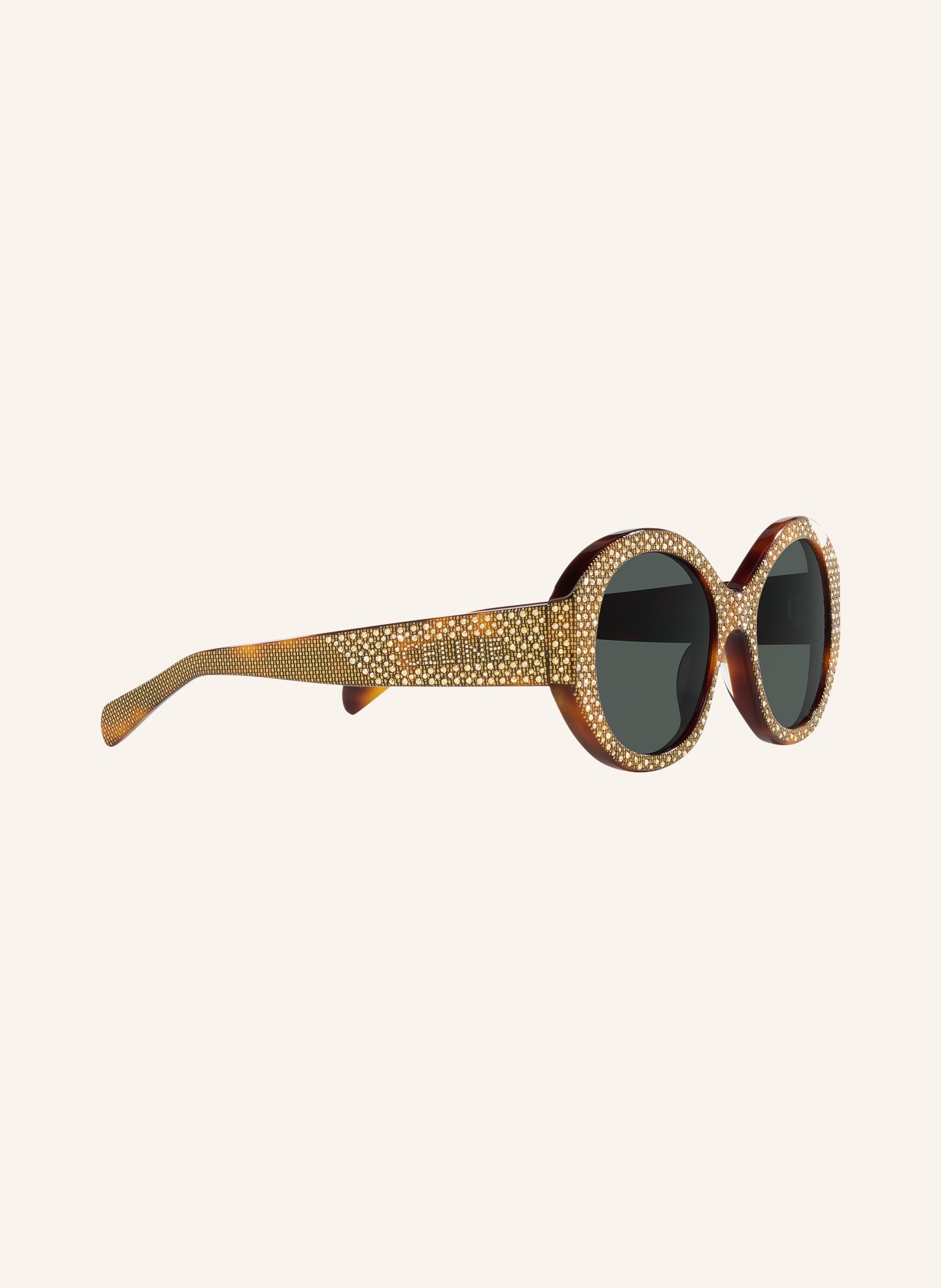 CELINE Sunglasses CL000415 with decorative gems, Color: 4410L1 - HAVANA/GRAY (Image 3)