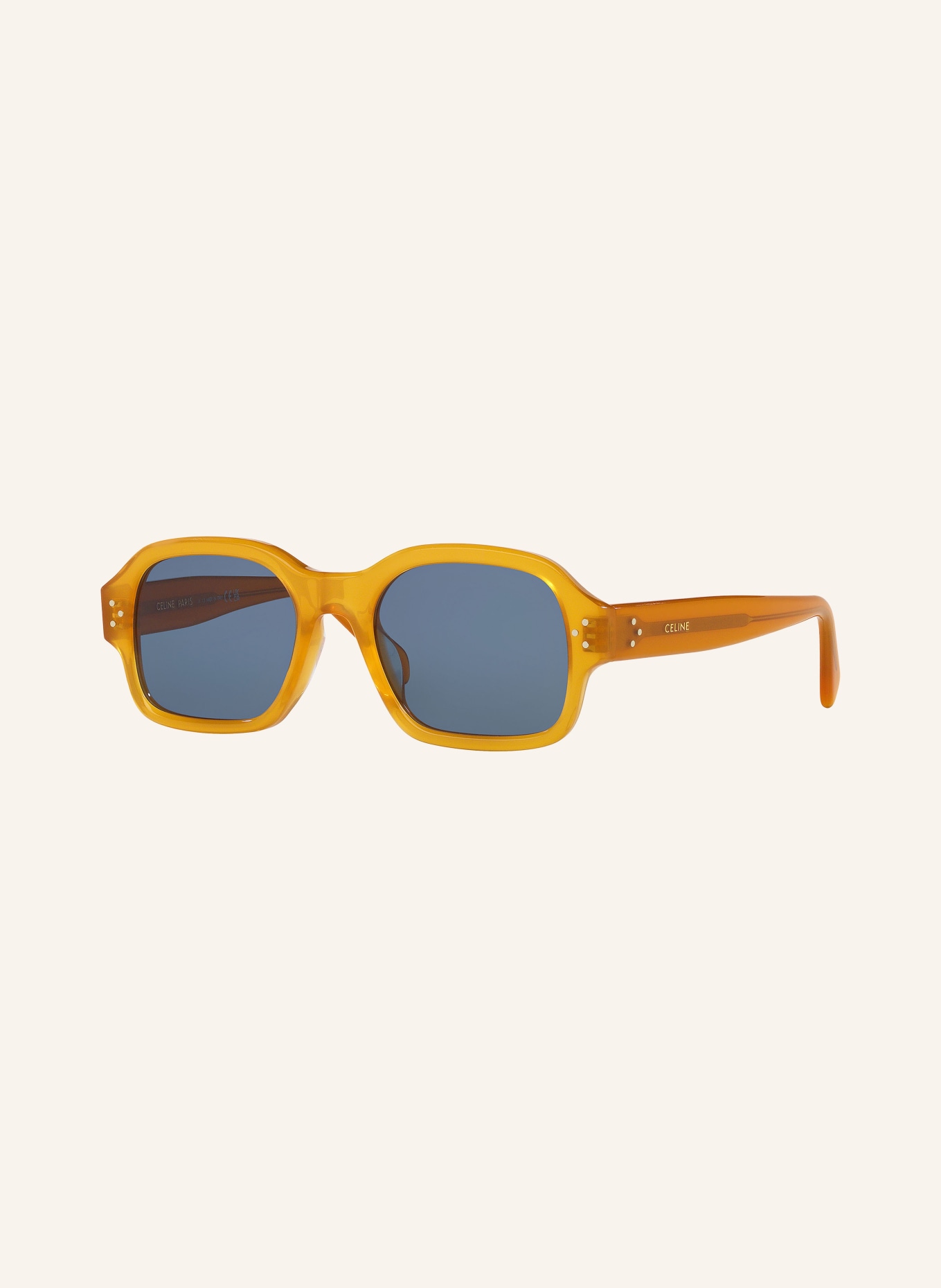 CELINE Sunglasses CL000410 BOLD 3 DOTS, Color: 1800B1 - LIGHT BROWN/BLUE (Image 1)