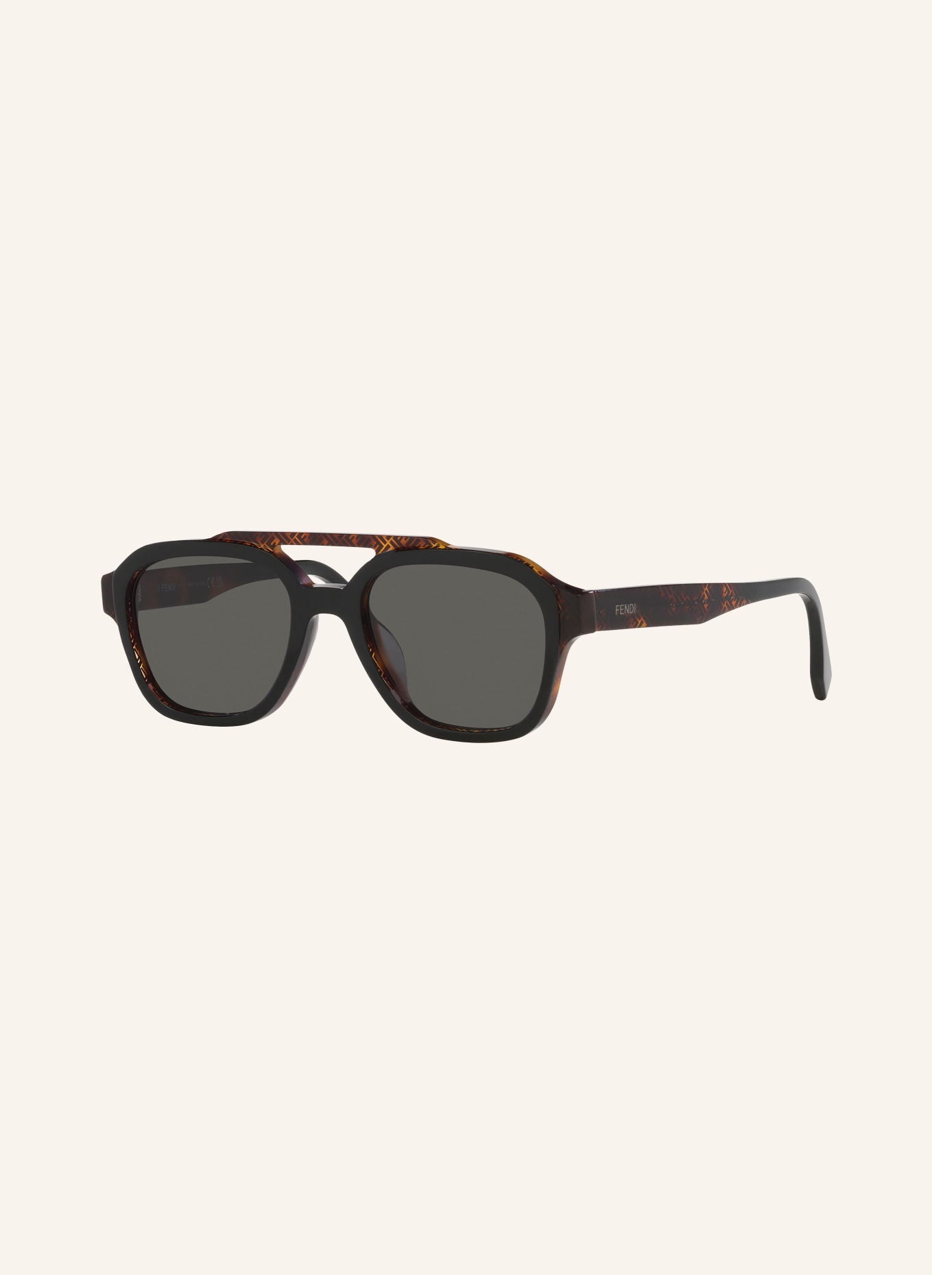 FENDI Sunglasses FN000722 FENDI BILAYER, Color: 1100L1 - BLACK/ GRAY (Image 1)