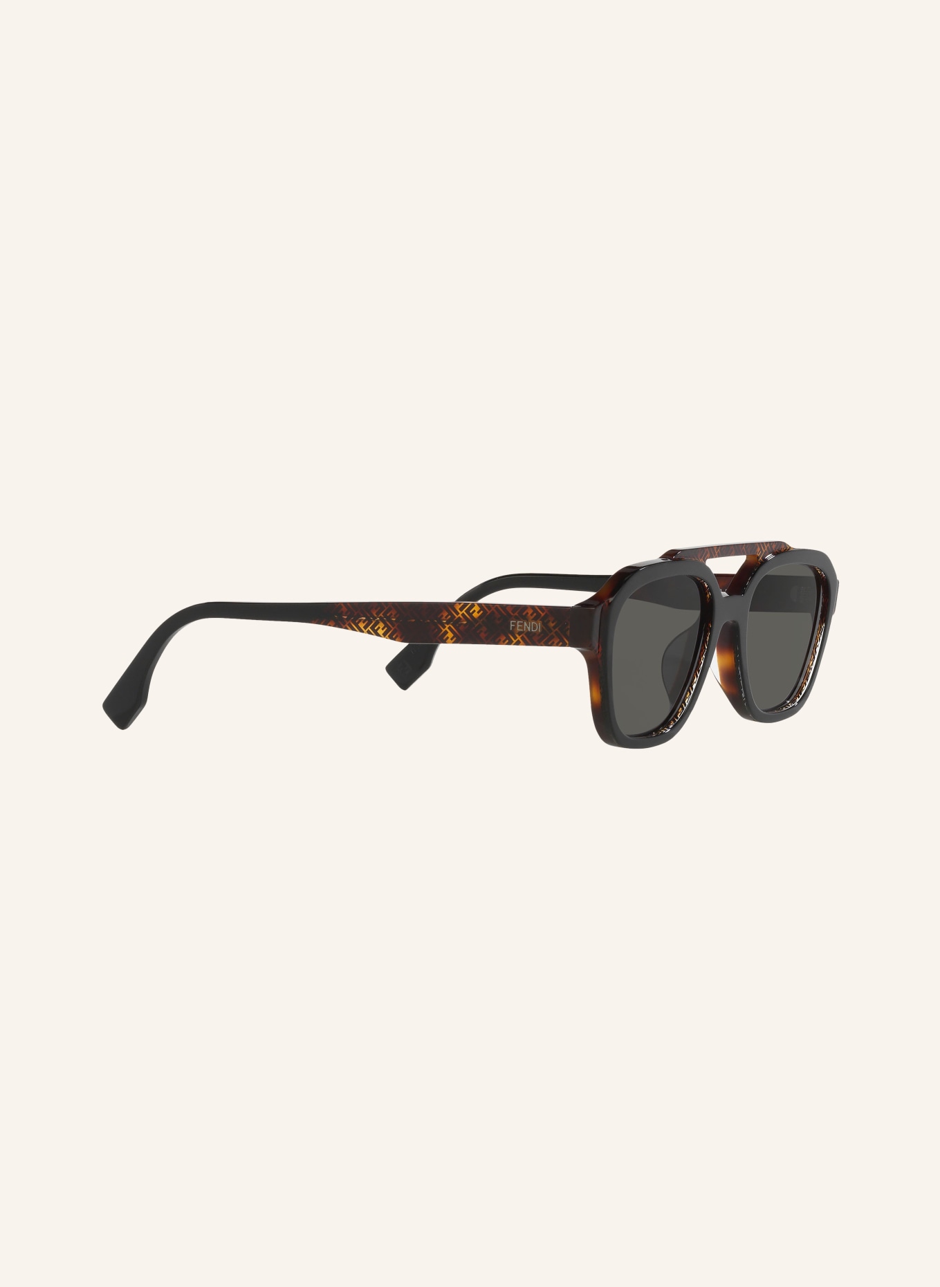 FENDI Sunglasses FN000722 FENDI BILAYER, Color: 1100L1 - BLACK/ GRAY (Image 3)