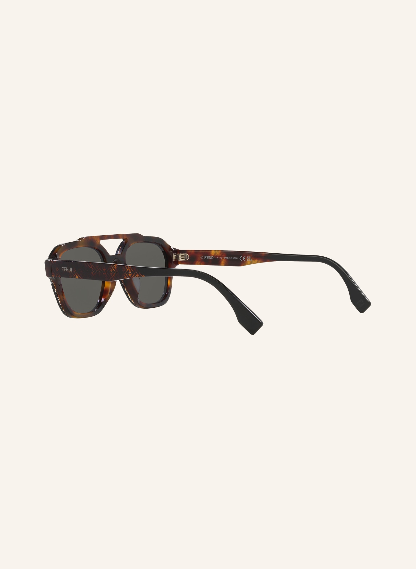 FENDI Sunglasses FN000722 FENDI BILAYER, Color: 1100L1 - BLACK/ GRAY (Image 4)