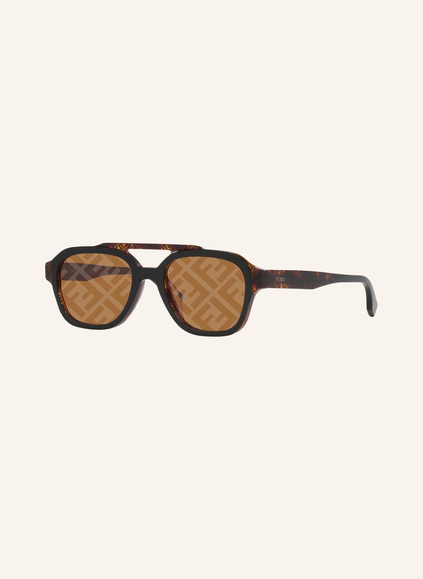 FENDI Sunglasses FN000722 FENDI BILAYER, Color: 1100D1 - BLACK/ BROWN (Image 1)