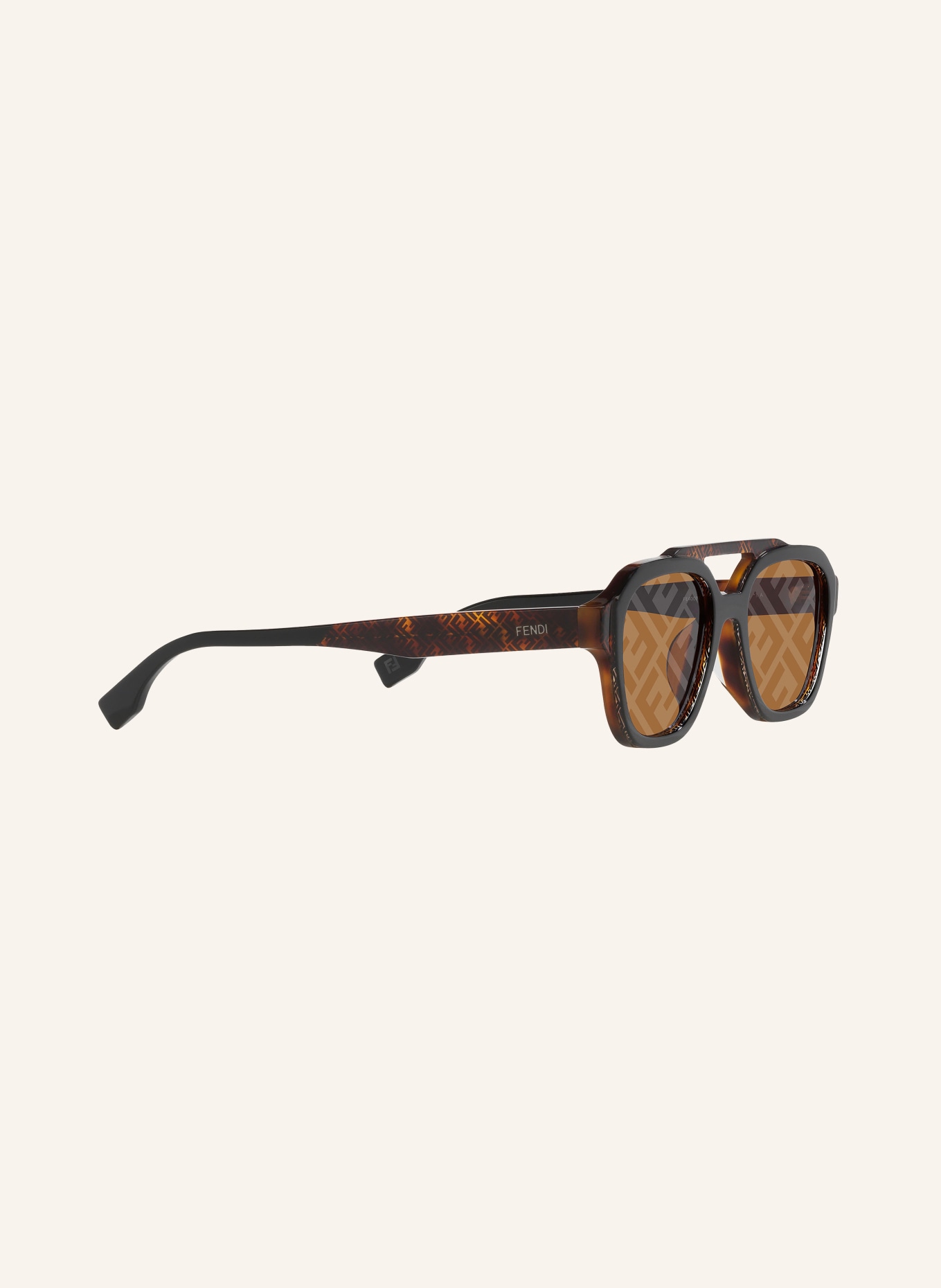 FENDI Sunglasses FN000722 FENDI BILAYER, Color: 1100D1 - BLACK/ BROWN (Image 3)